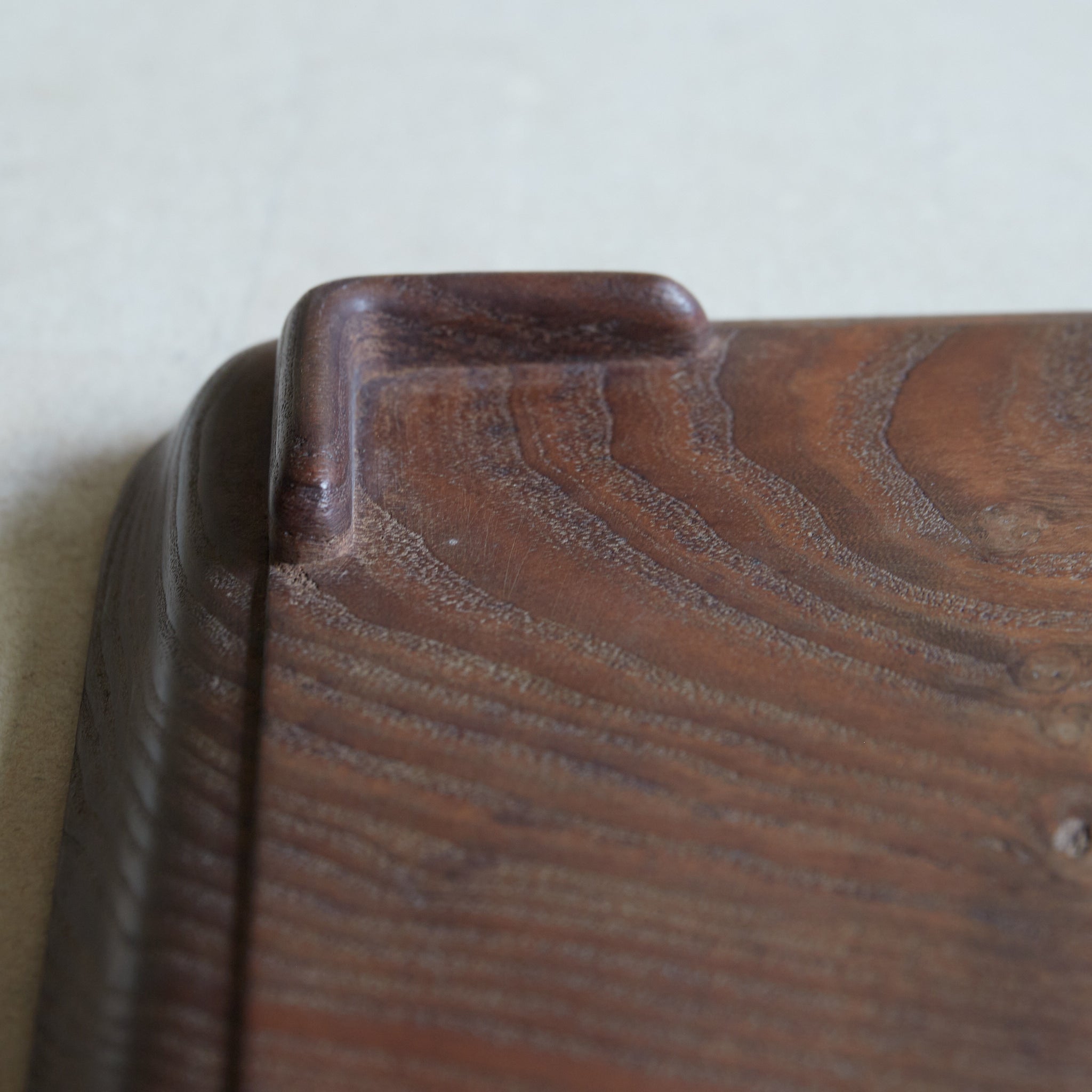 明治–大正時代 木地細密彫模竹網代文煎茶盆（1868–1926CE） | 入