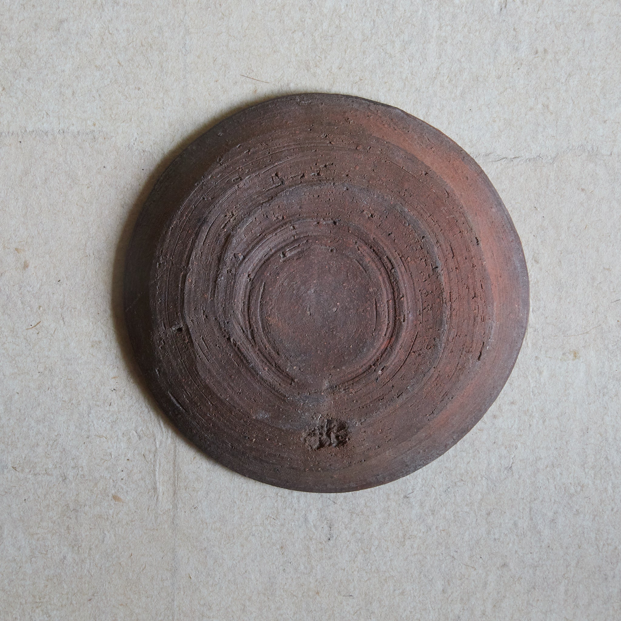 ASSIETTE À DESSERT, Bizen, ensemble de 5, Période Meiji–Taisho（1868–1926 apr. J.-C.）
