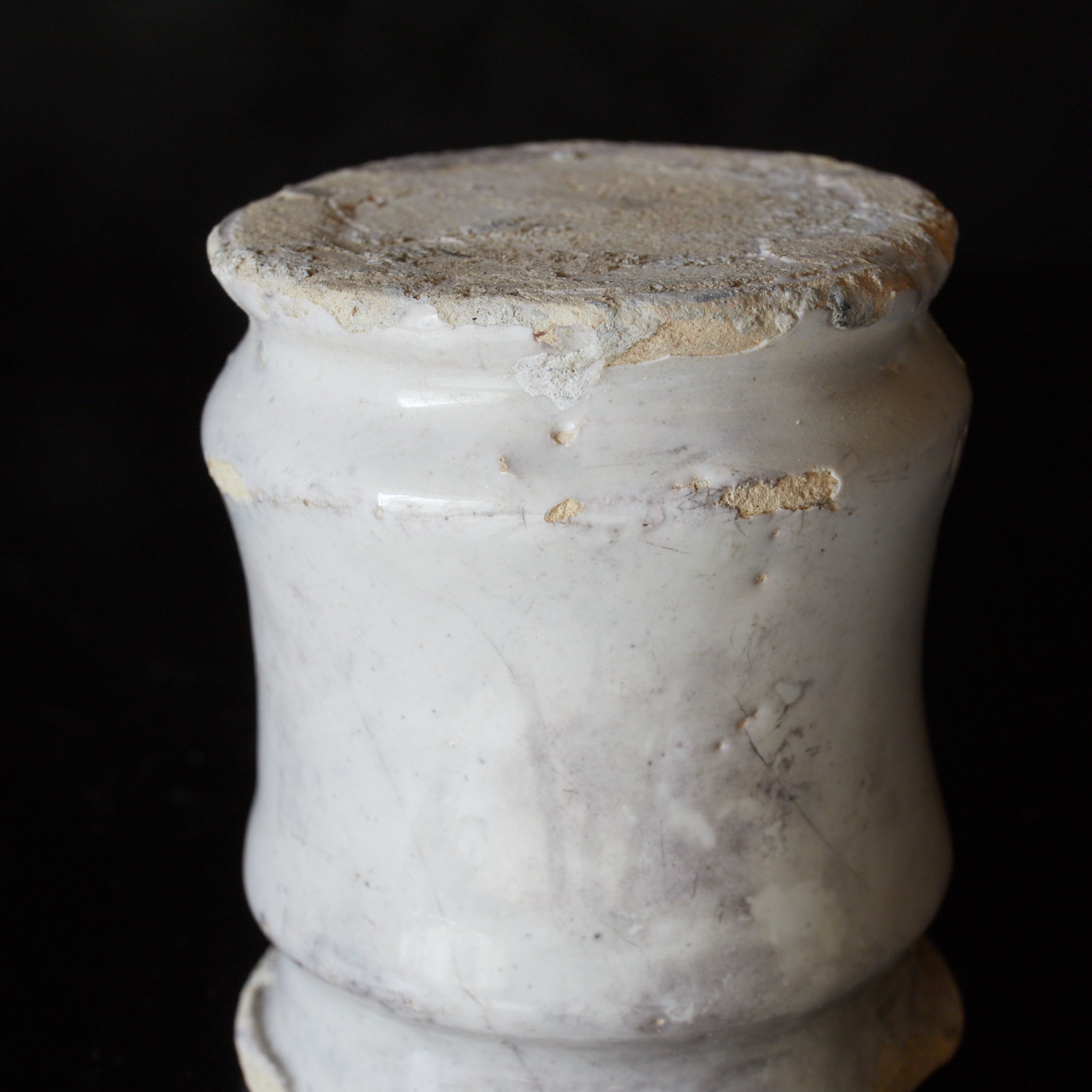 特別出品 デルフト 軟膏容器 白釉小壷 阿蘭陀 古物 古道具 アンティーク 特別出品 デルフト 軟膏容器 白釉小壷 阿蘭陀 古物 古道具