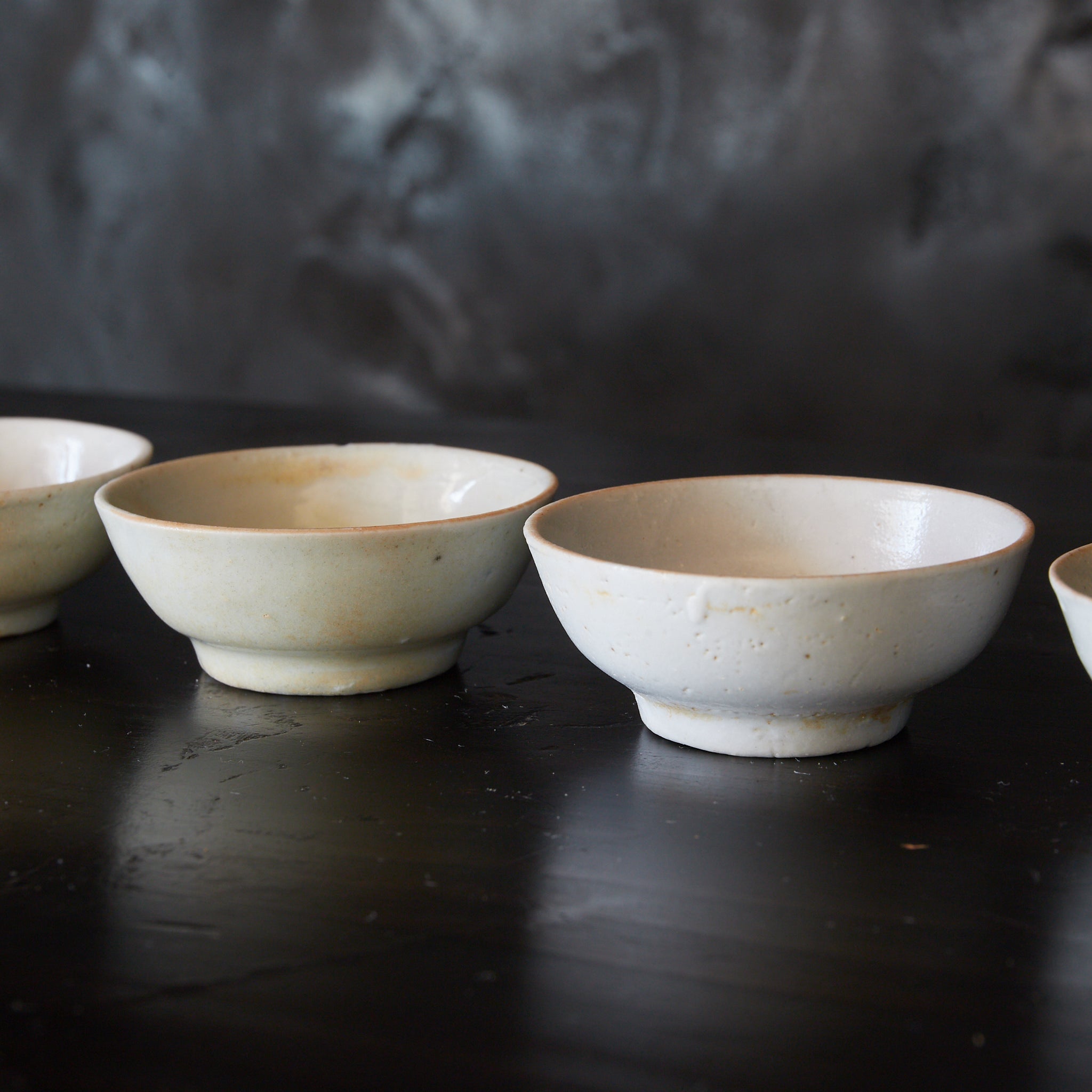 TAZA PARA SENCHA, Porcelana blanca, juego de 8, Dinastía Ming（1368–1644 d. C.）