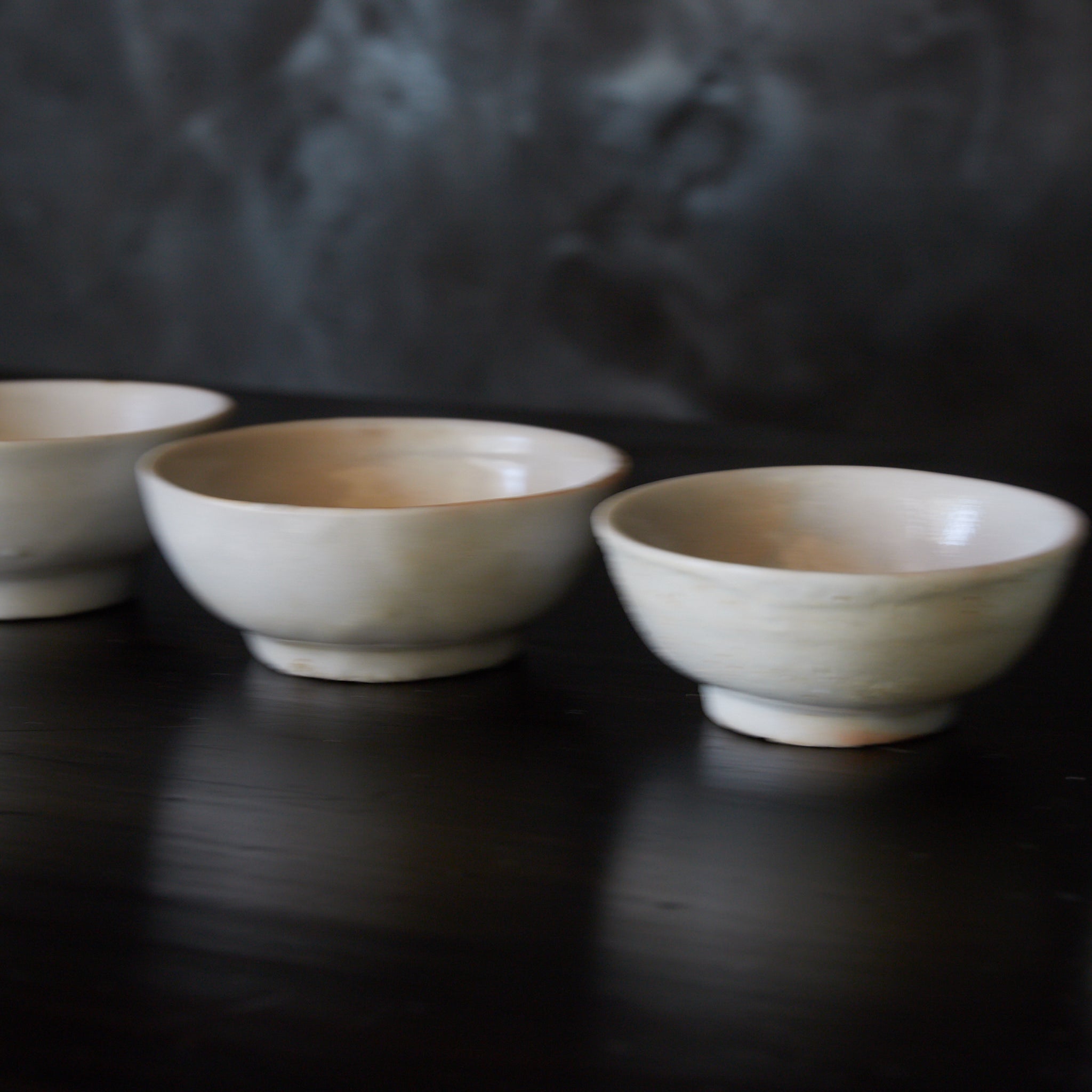 TAZA PARA SENCHA, Porcelana blanca, juego de 8, Dinastía Ming（1368–1644 d. C.）