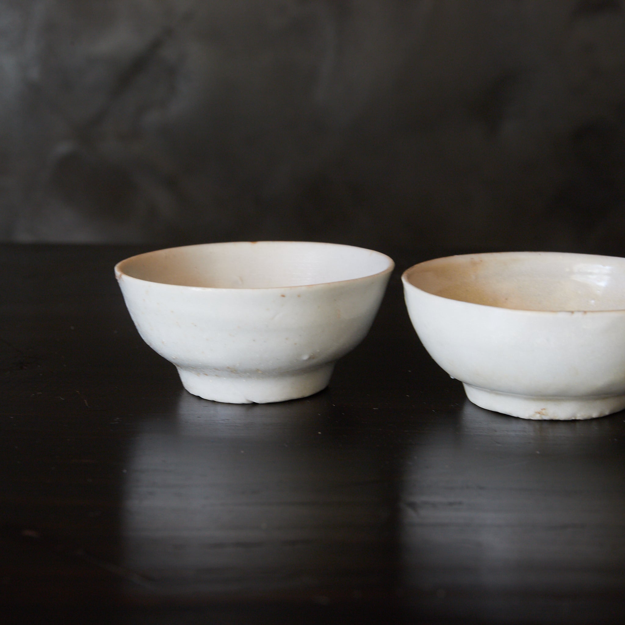 TAZA PARA SENCHA, Porcelana blanca, juego de 8, Dinastía Ming（1368–1644 d. C.）