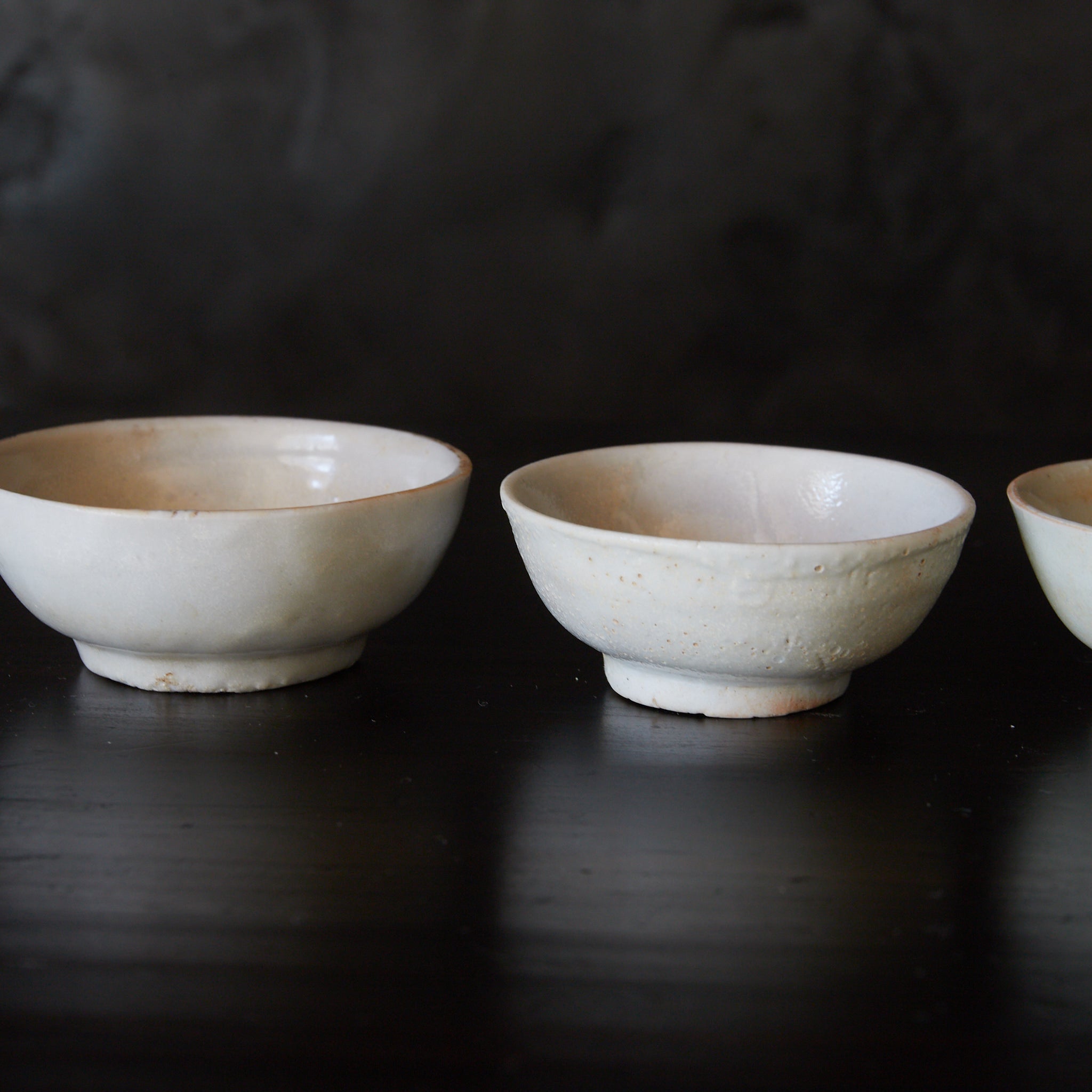 TAZA PARA SENCHA, Porcelana blanca, juego de 8, Dinastía Ming（1368–1644 d. C.）