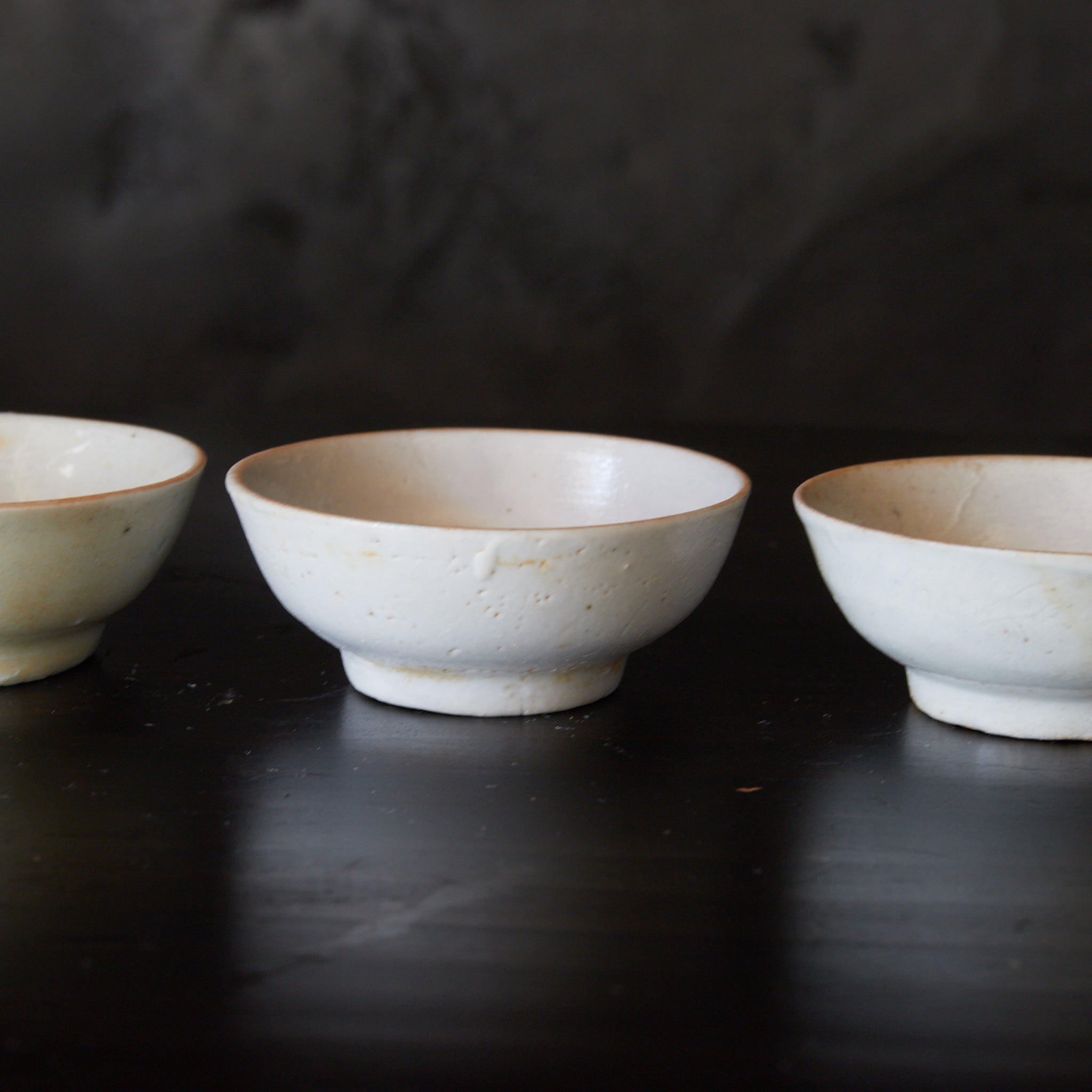 TAZA PARA SENCHA, Porcelana blanca, juego de 8, Dinastía Ming（1368–1644 d. C.）