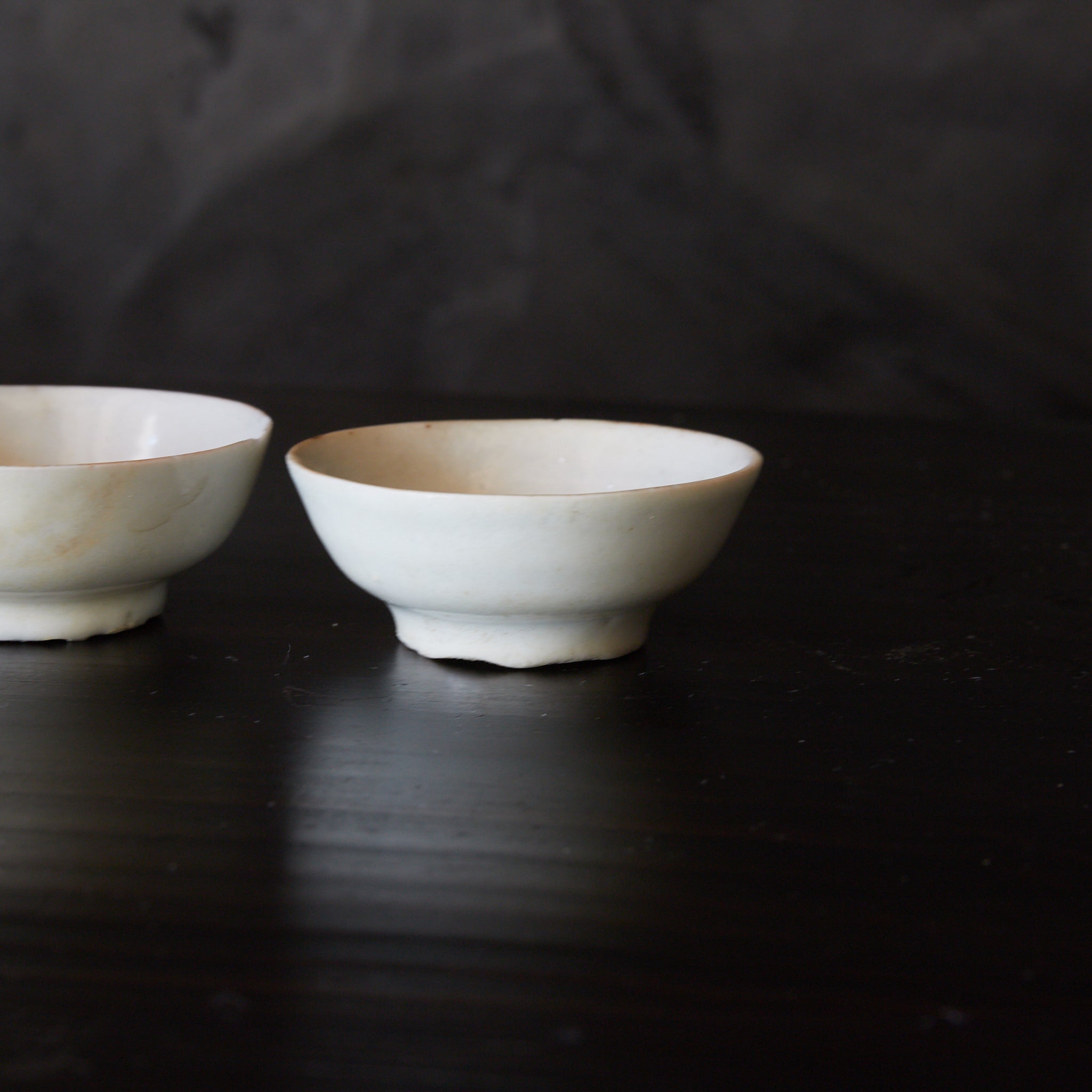 TAZA PARA SENCHA, Porcelana blanca, juego de 8, Dinastía Ming（1368–1644 d. C.）