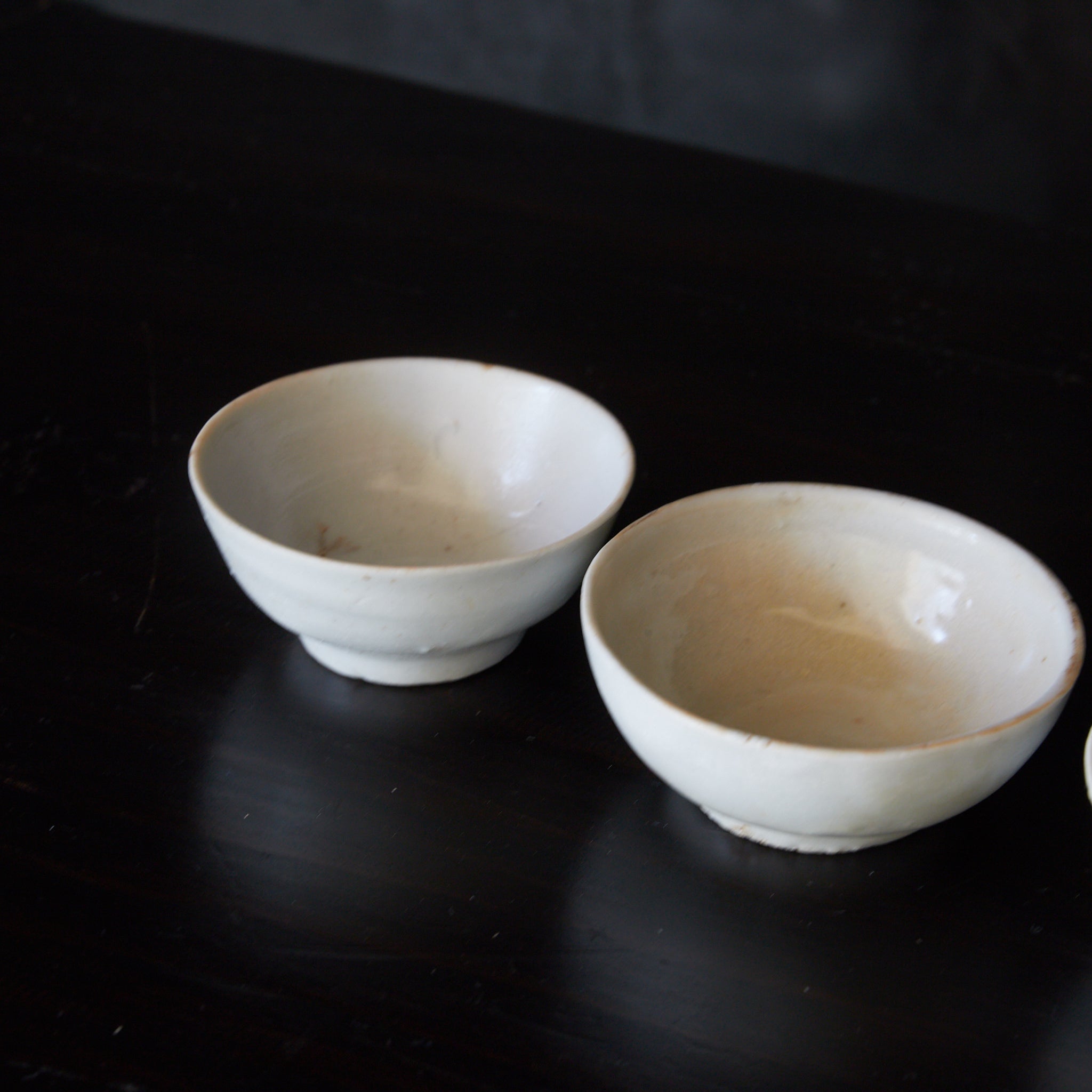 TAZA PARA SENCHA, Porcelana blanca, juego de 8, Dinastía Ming（1368–1644 d. C.）