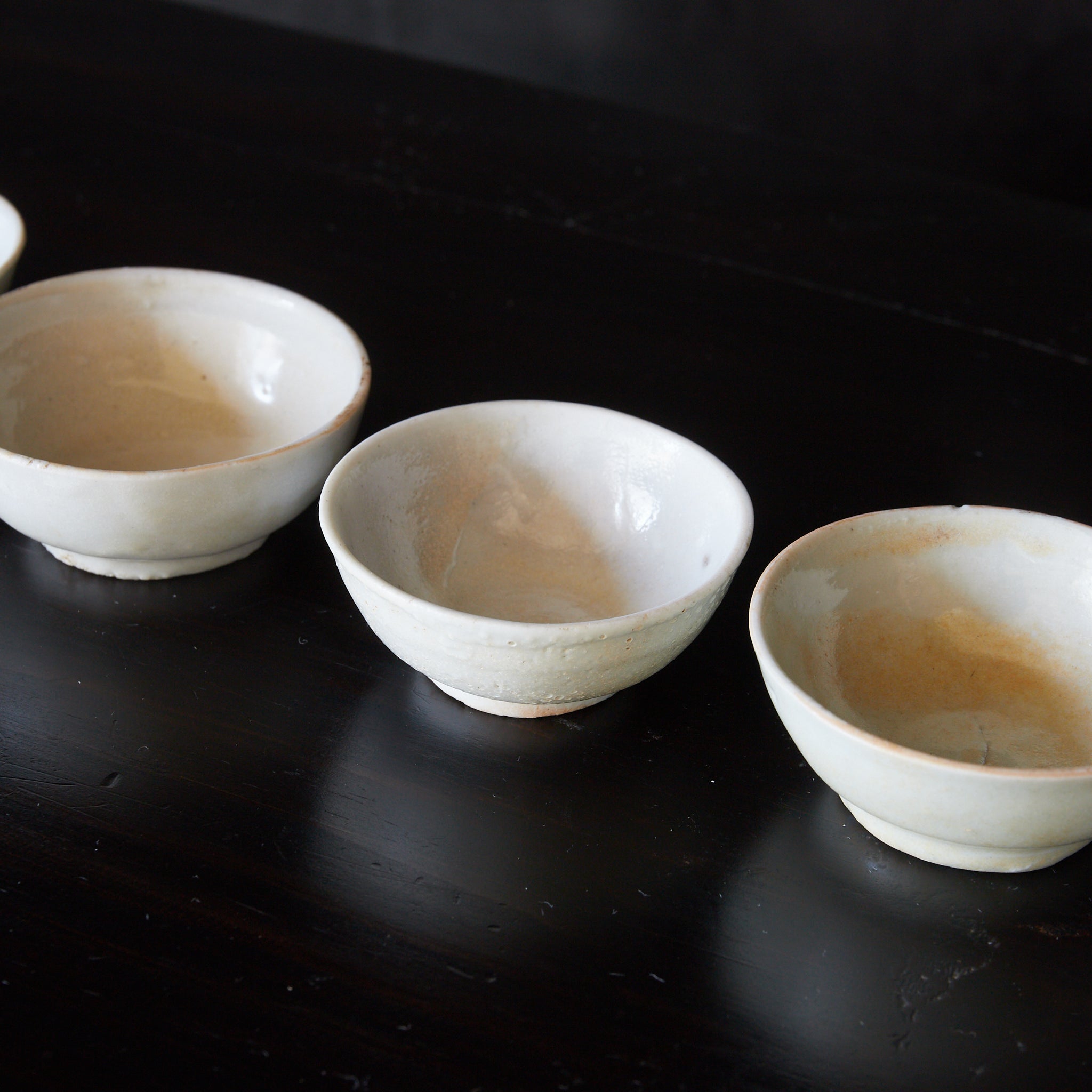 TAZA PARA SENCHA, Porcelana blanca, juego de 8, Dinastía Ming（1368–1644 d. C.）