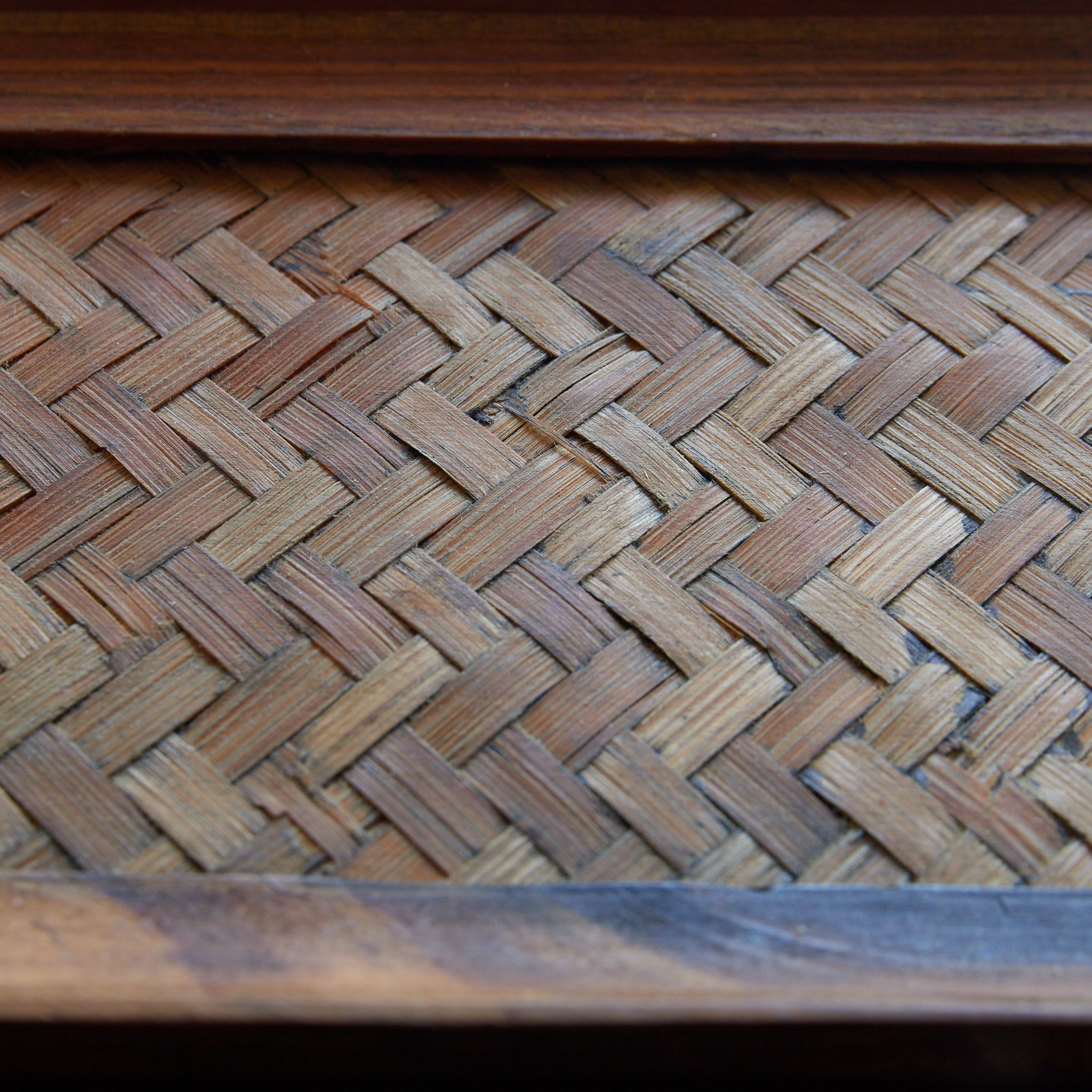 TEA TRAY, With ajiro design, Taisho–Showa Period（1912–1989CE）