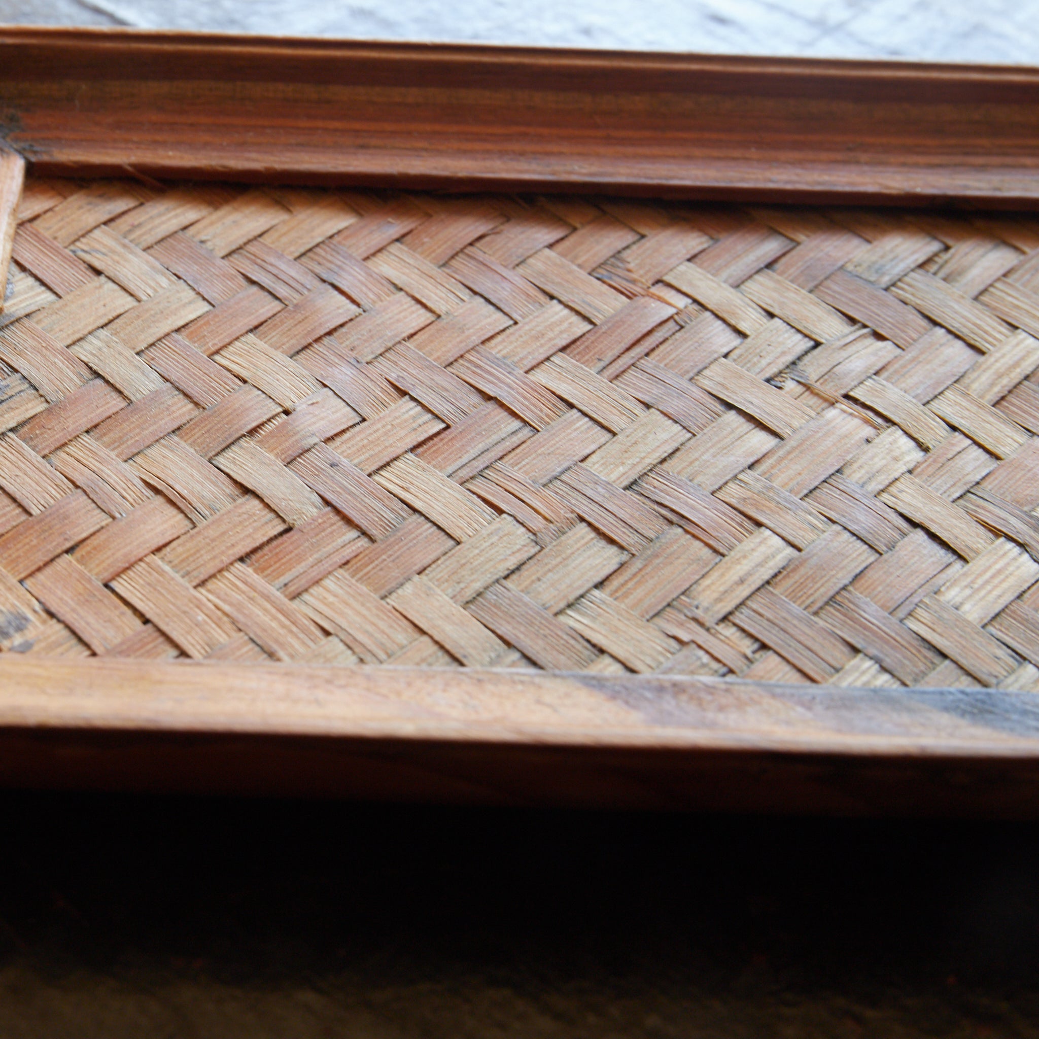 TEA TRAY, With ajiro design, Taisho–Showa Period（1912–1989CE）