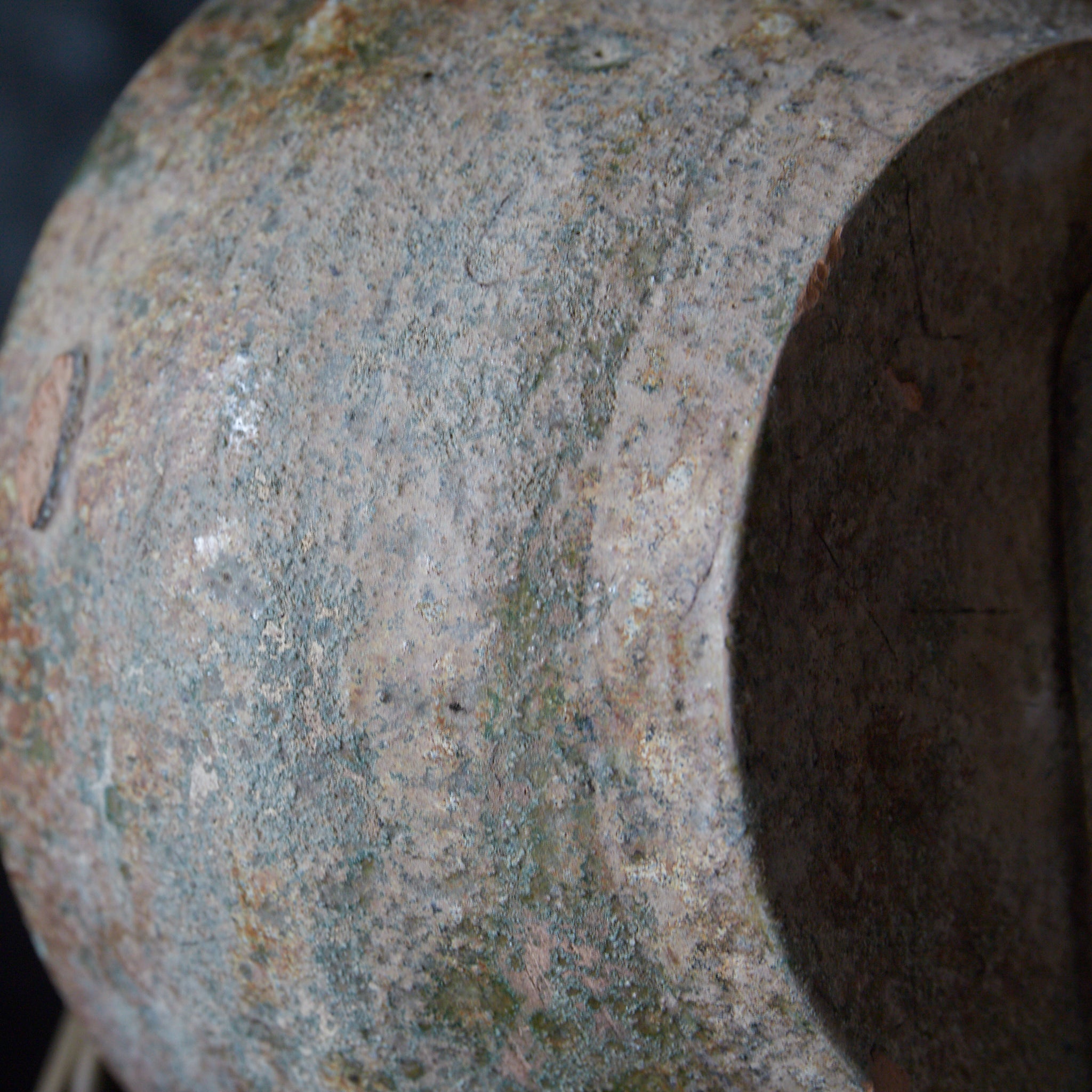 漢代 銀化緑釉小壷（206BCE–220CE）