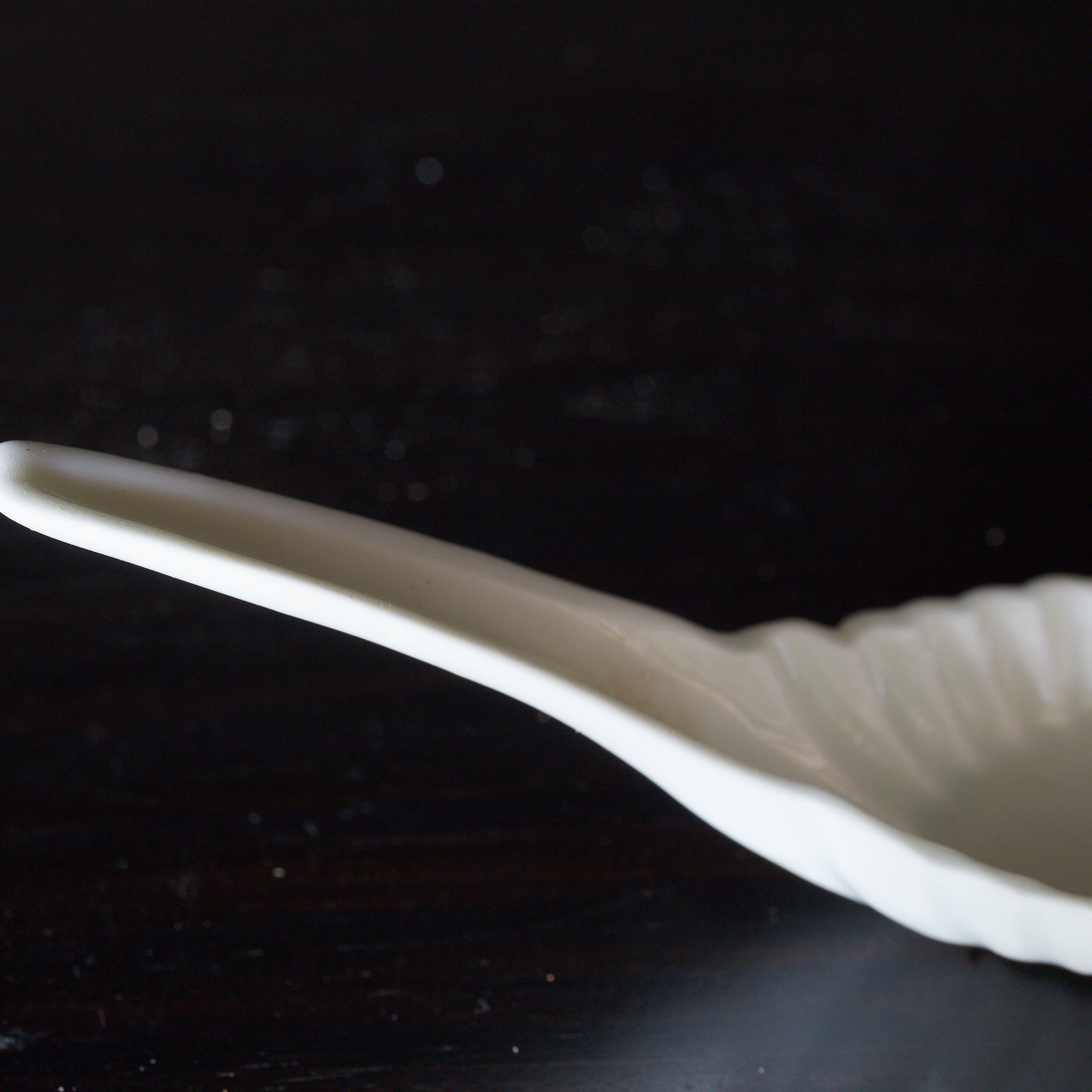 明代–清代 白磁菊花形蓮華 水滴（1368–1911CE） | 入蘆花（ロカニイル）