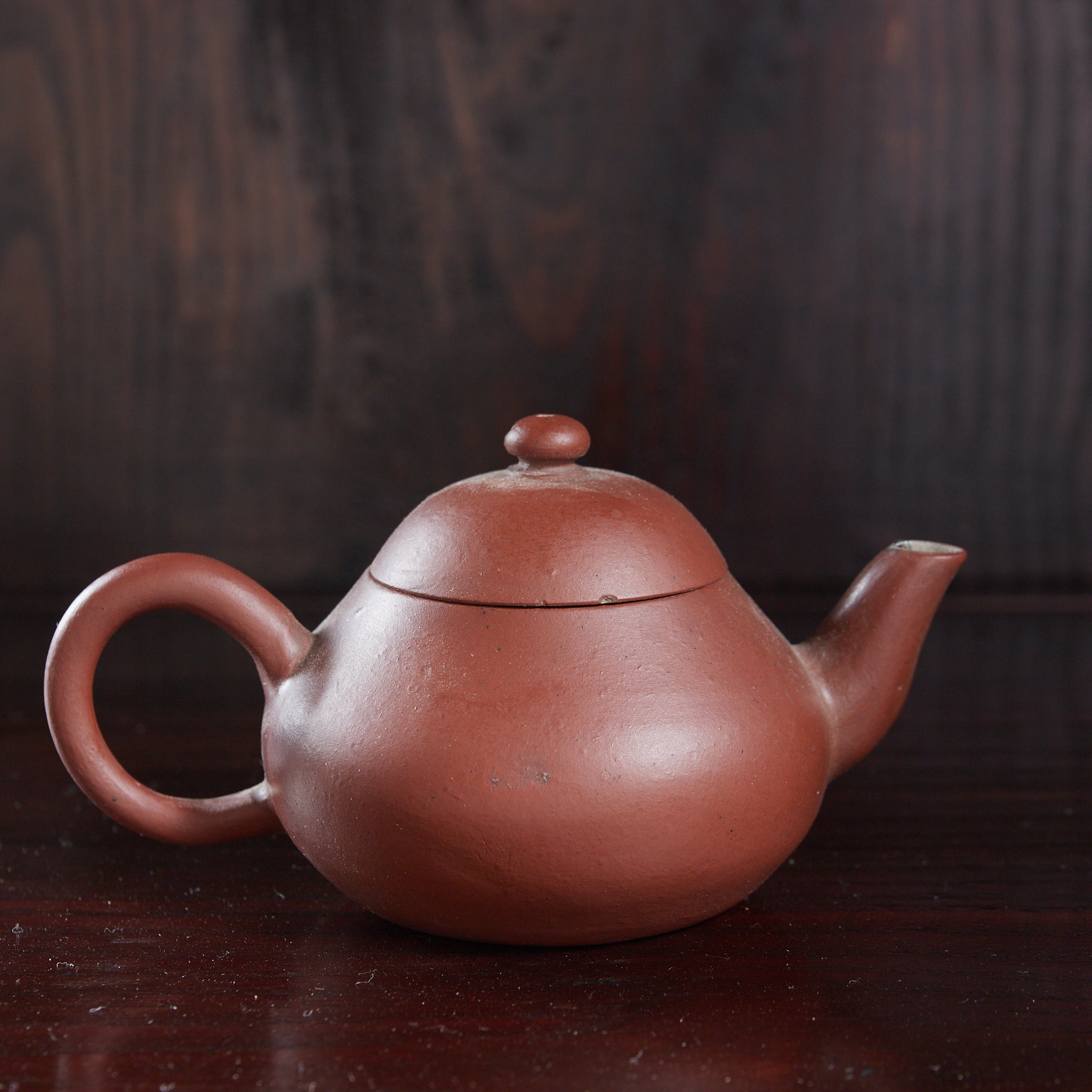 清代 孟臣製款 朱泥急須（1616–1911CE） | 入蘆花（ロカニイル）
