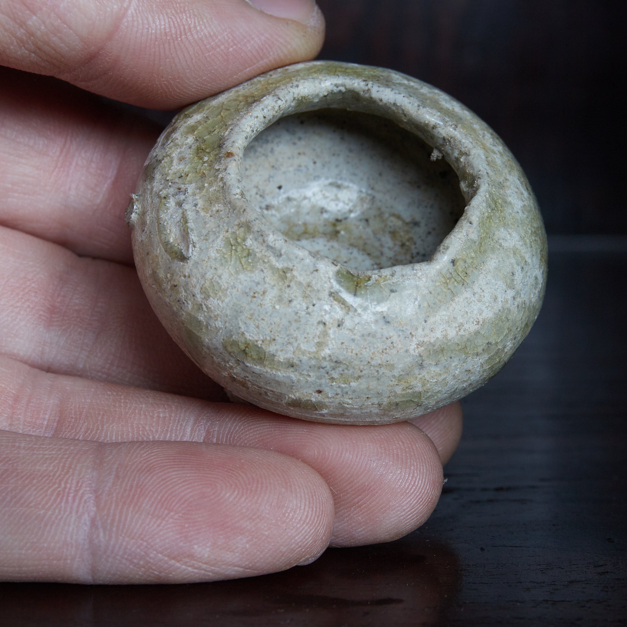 鎌倉時代 古瀬戸 合子（台）（1185–1333CE） | 入蘆花（ロカニイル）