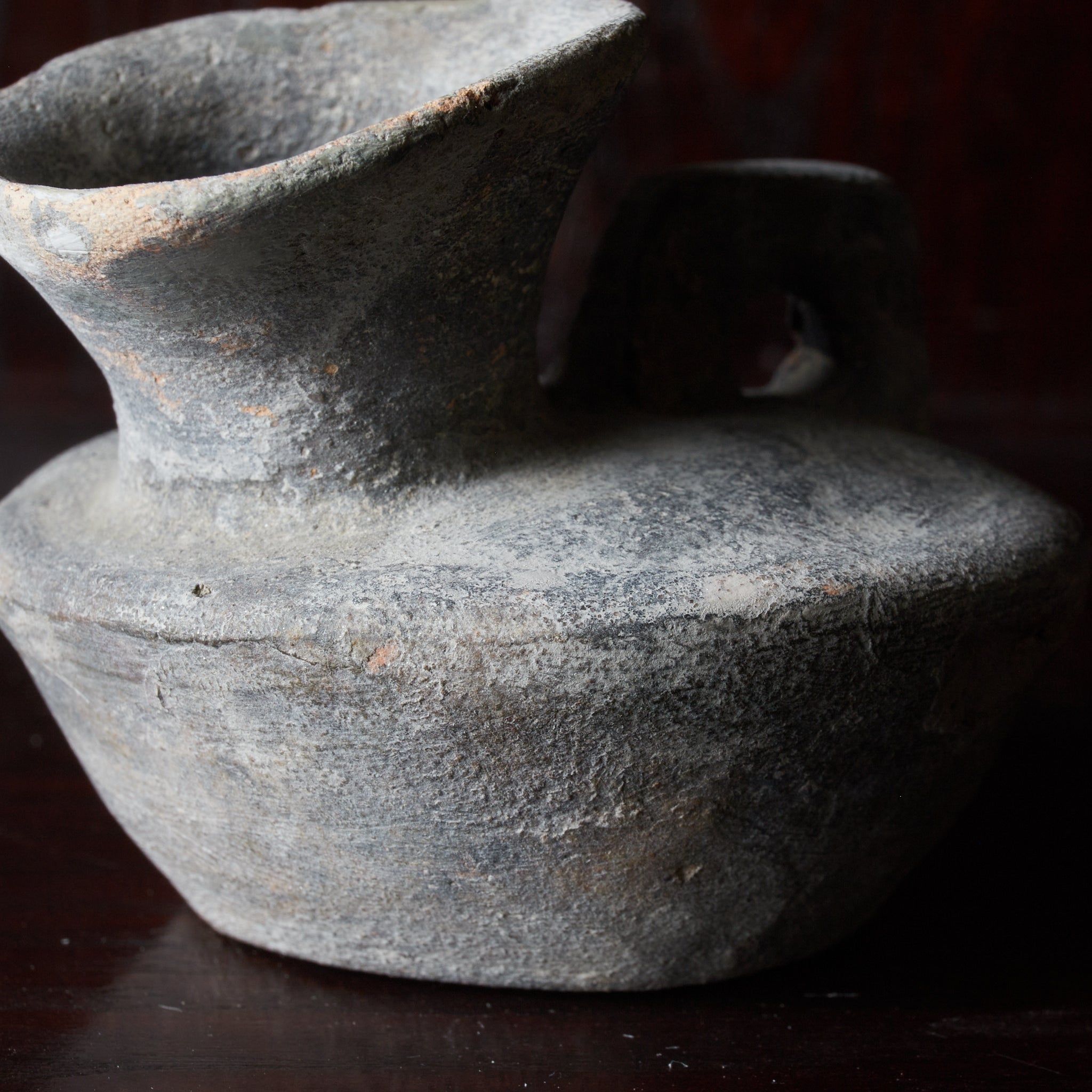 BOTELLA PLANA, Cerámica Sue, Período Nara–Heian（710–1185 d. C.）