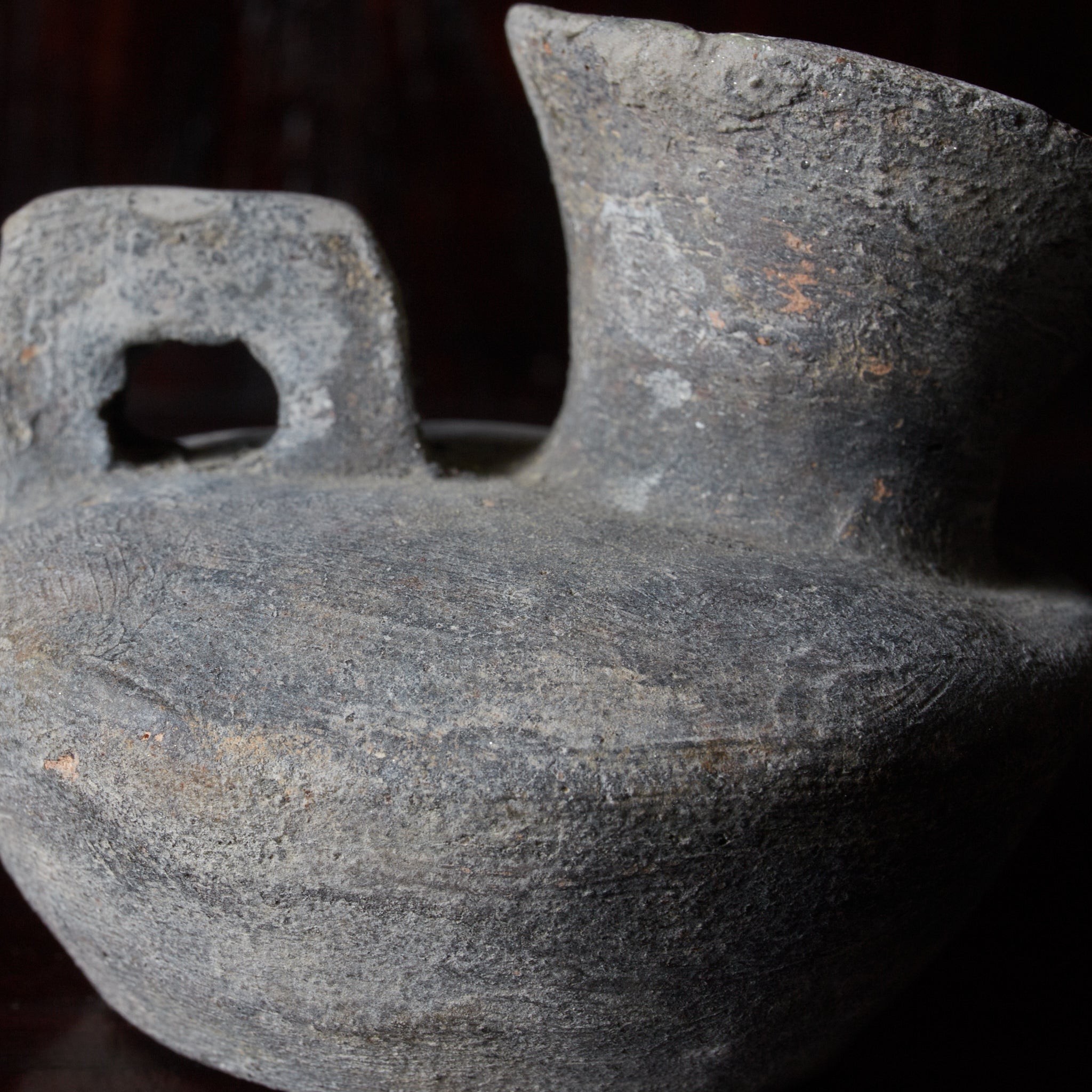 BOTELLA PLANA, Cerámica Sue, Período Nara–Heian（710–1185 d. C.）
