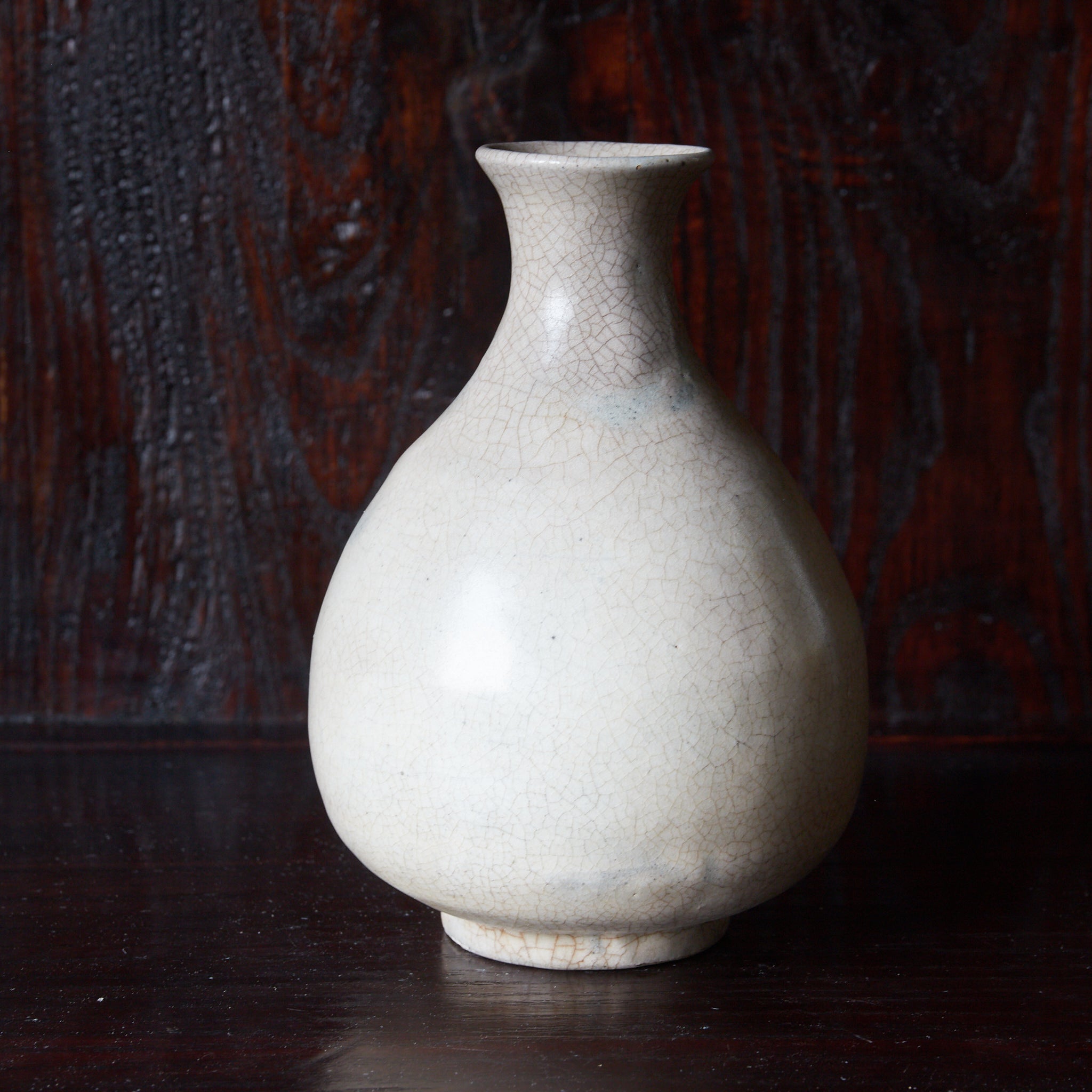 ENGOBIERTE FLASCHE / TOKKURI, Buncheong-Ware, Joseon-Dynastie（1392–1897 n. Chr.）