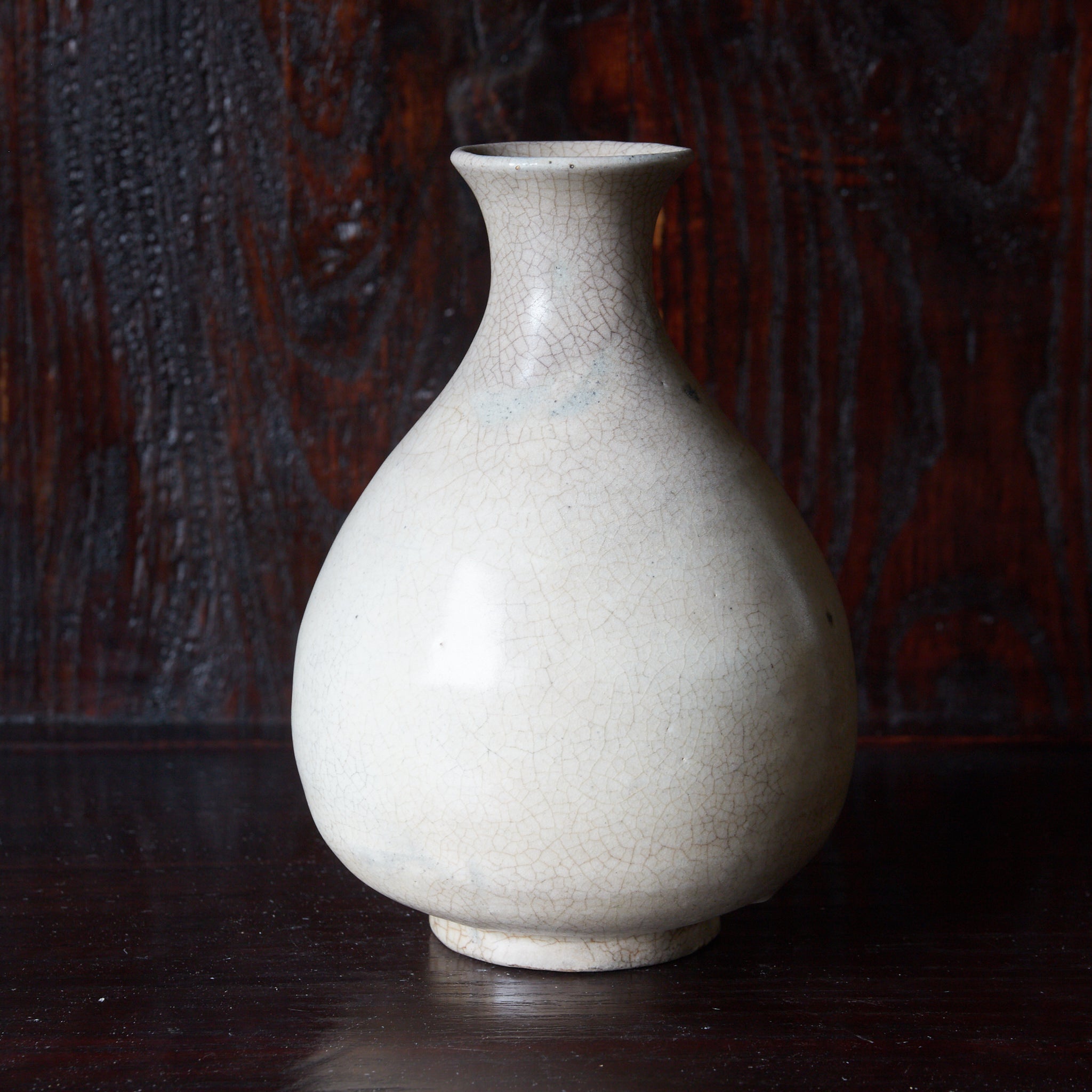 ENGOBIERTE FLASCHE / TOKKURI, Buncheong-Ware, Joseon-Dynastie（1392–1897 n. Chr.）
