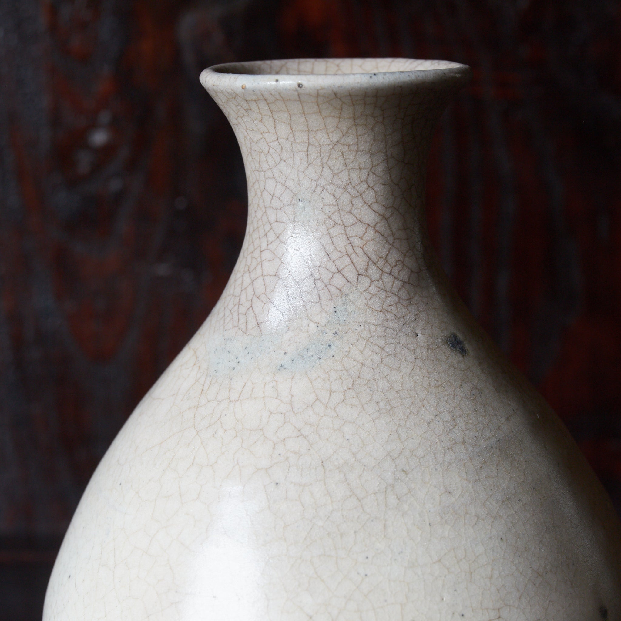 李朝 粉青粉引瓶 徳利（1392–1897CE） | 入蘆花（ロカニイル）