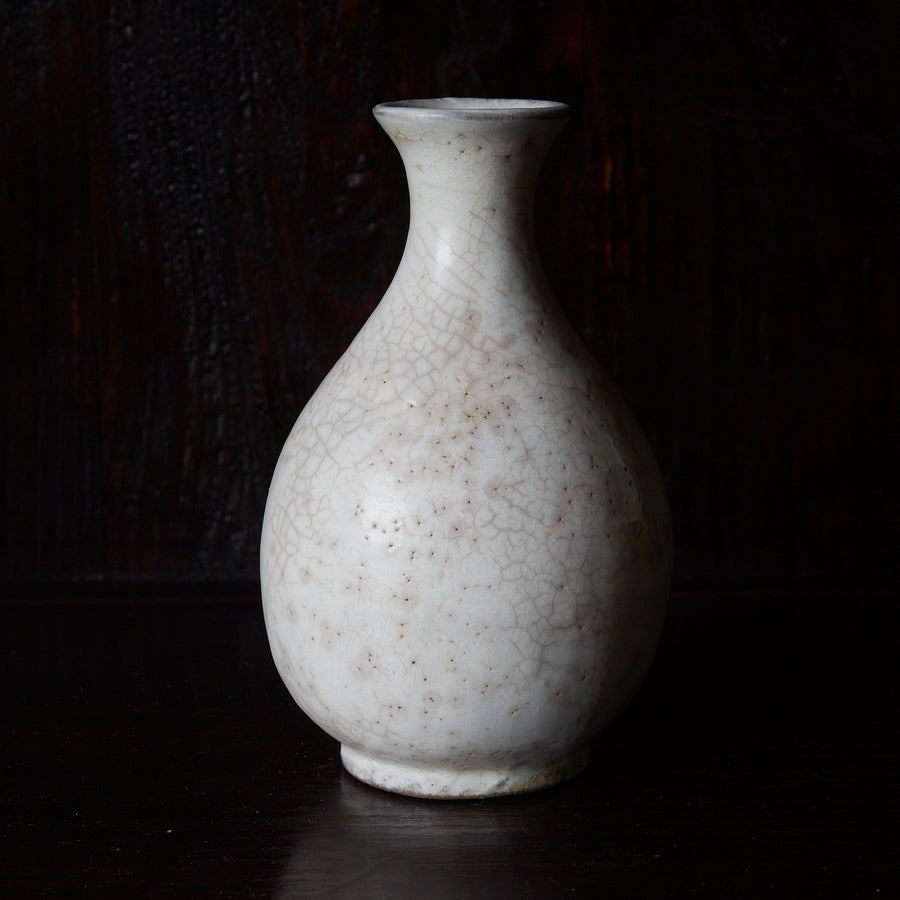 李朝 雨漏手 粉青粉引瓶 徳利（1392–1897CE）