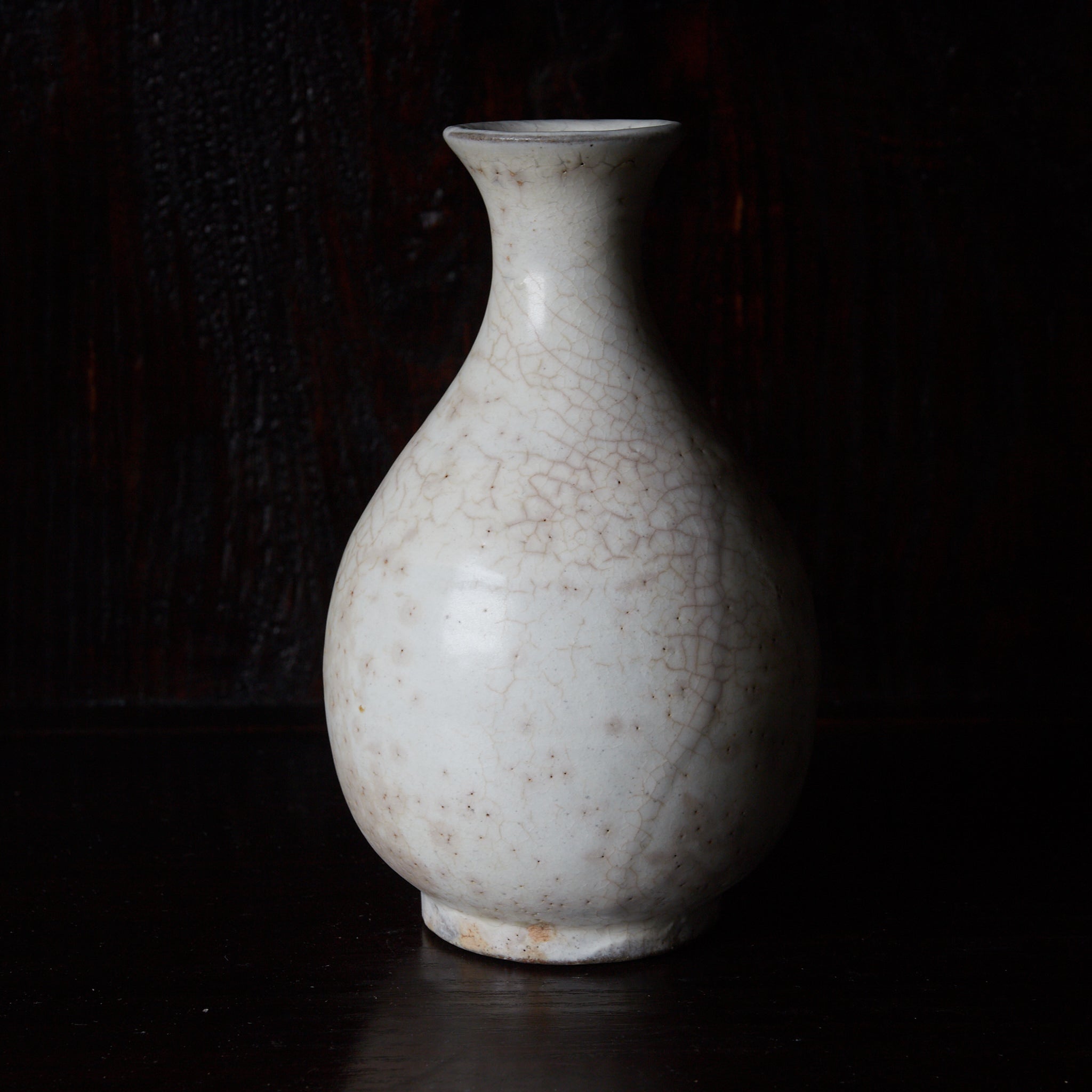 ENGOBIERTE FLASCHE / TOKKURI, Amamori, buncheong-ware, Joseon-Dynastie（1392–1897 n. Chr.）