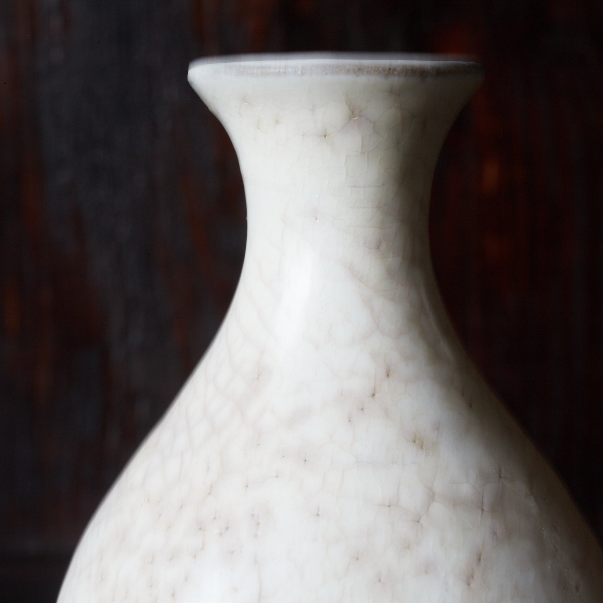 ENGOBIERTE FLASCHE / TOKKURI, Amamori, buncheong-ware, Joseon-Dynastie（1392–1897 n. Chr.）