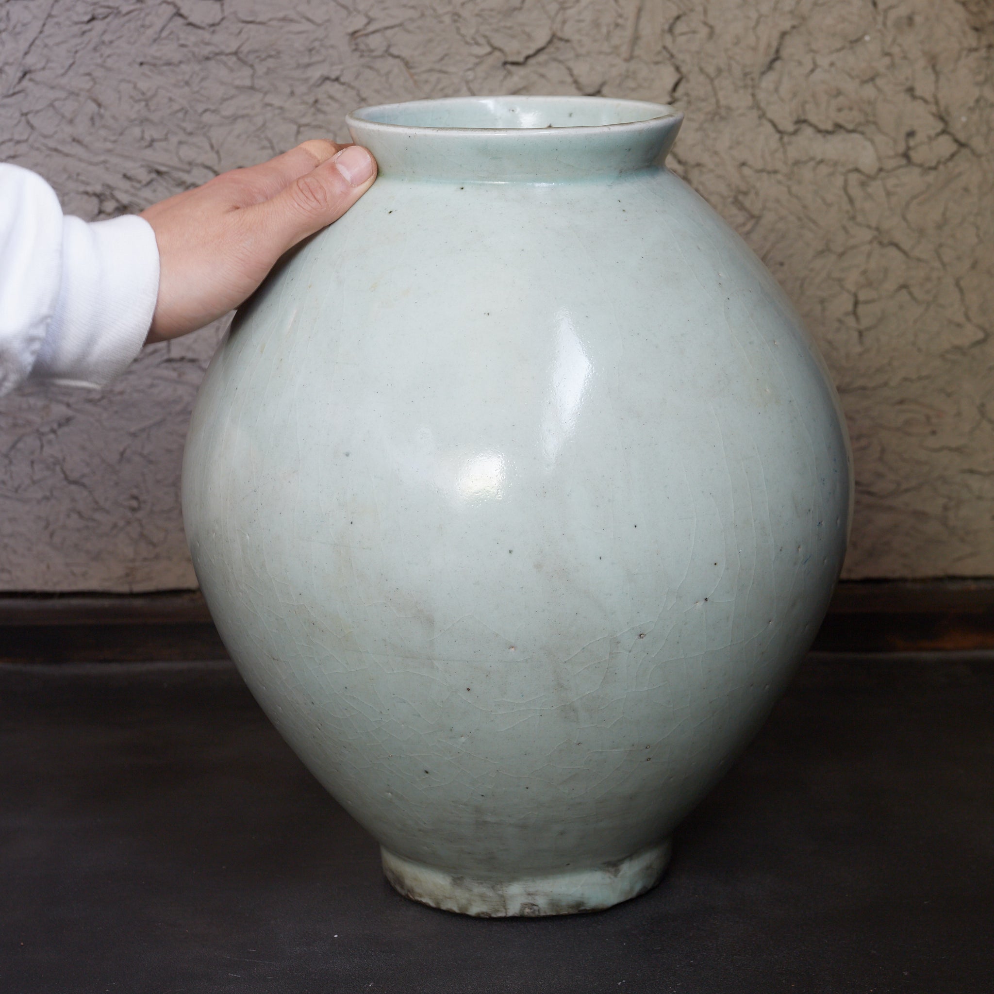 CHOCHIN-TSUBO, Porcelaine blanche, Dynastie Joseon（1392–1897 apr. J.-C.）
