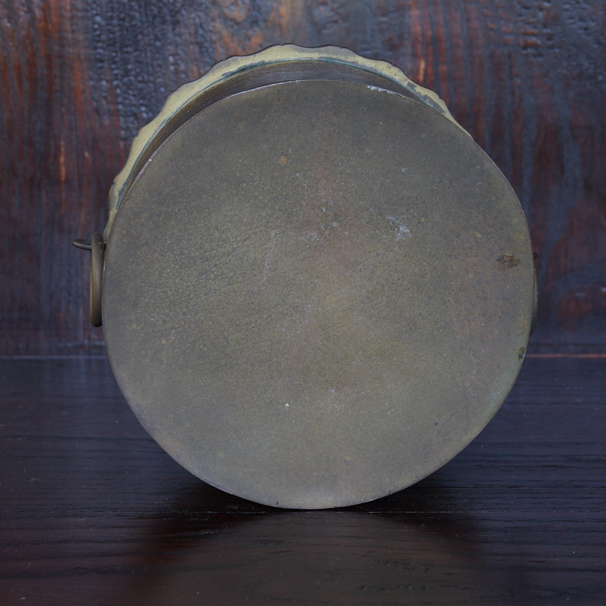 KENSUI DE COBRE VIEJO, Con anillas, Dinastía Qing（1616–1911 d. C.）