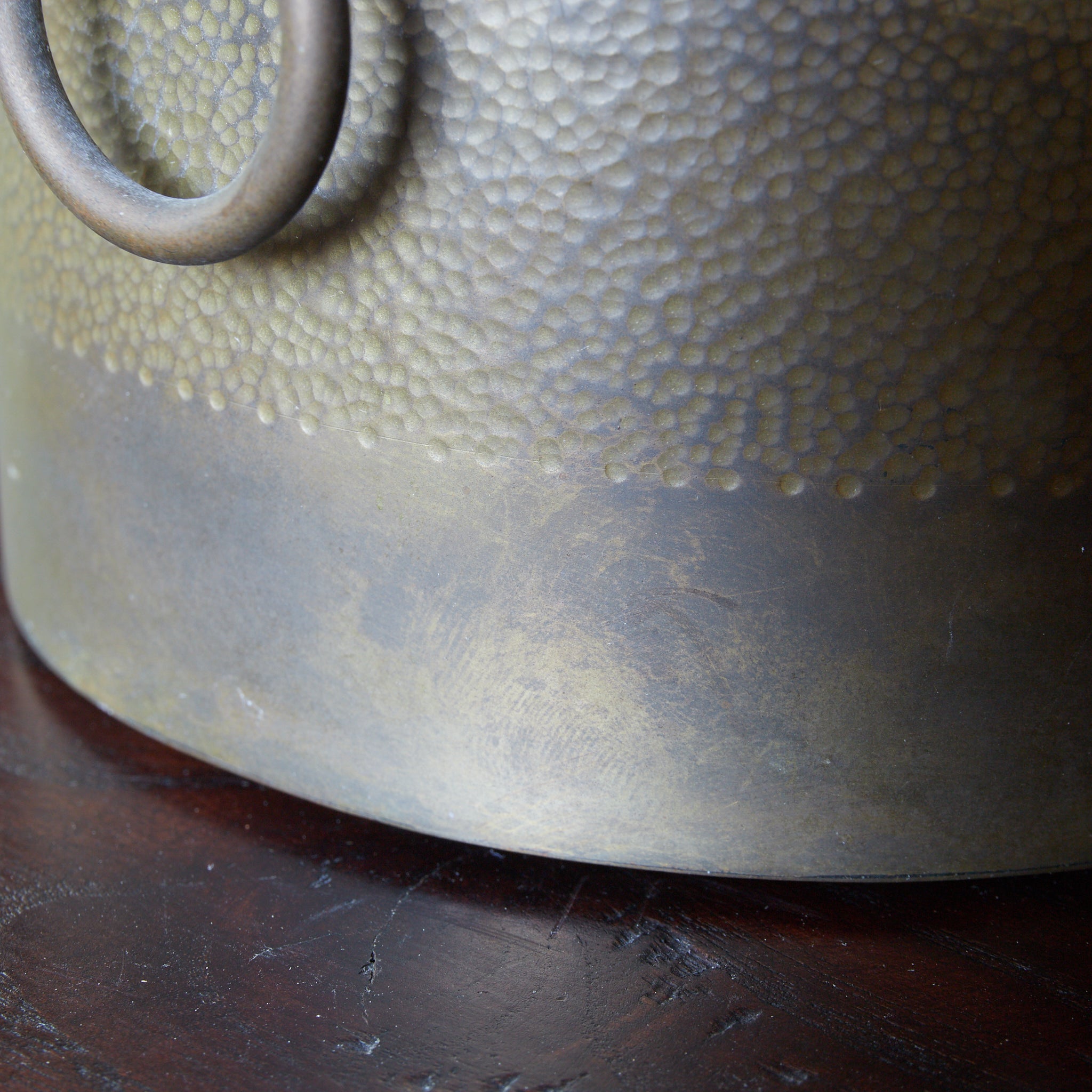 KENSUI DE COBRE VIEJO, Con anillas, Dinastía Qing（1616–1911 d. C.）