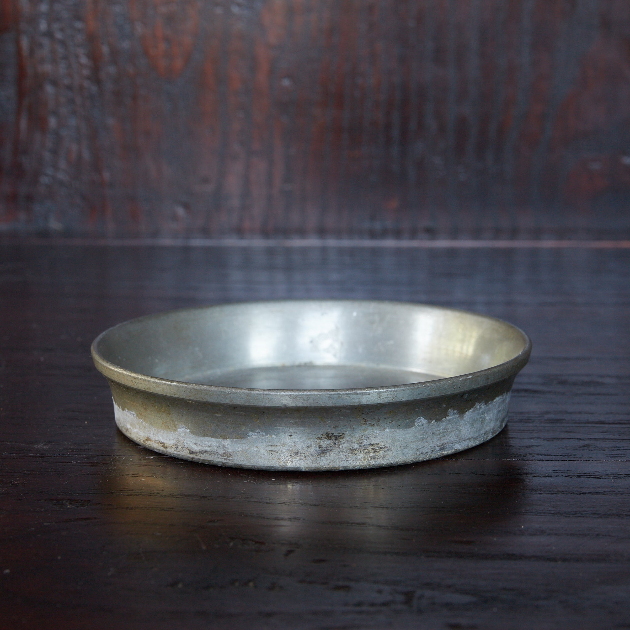 清代 英祥堂造款 古錫円式瓶座（1616–1911CE） | 入蘆花（ロカニイル）