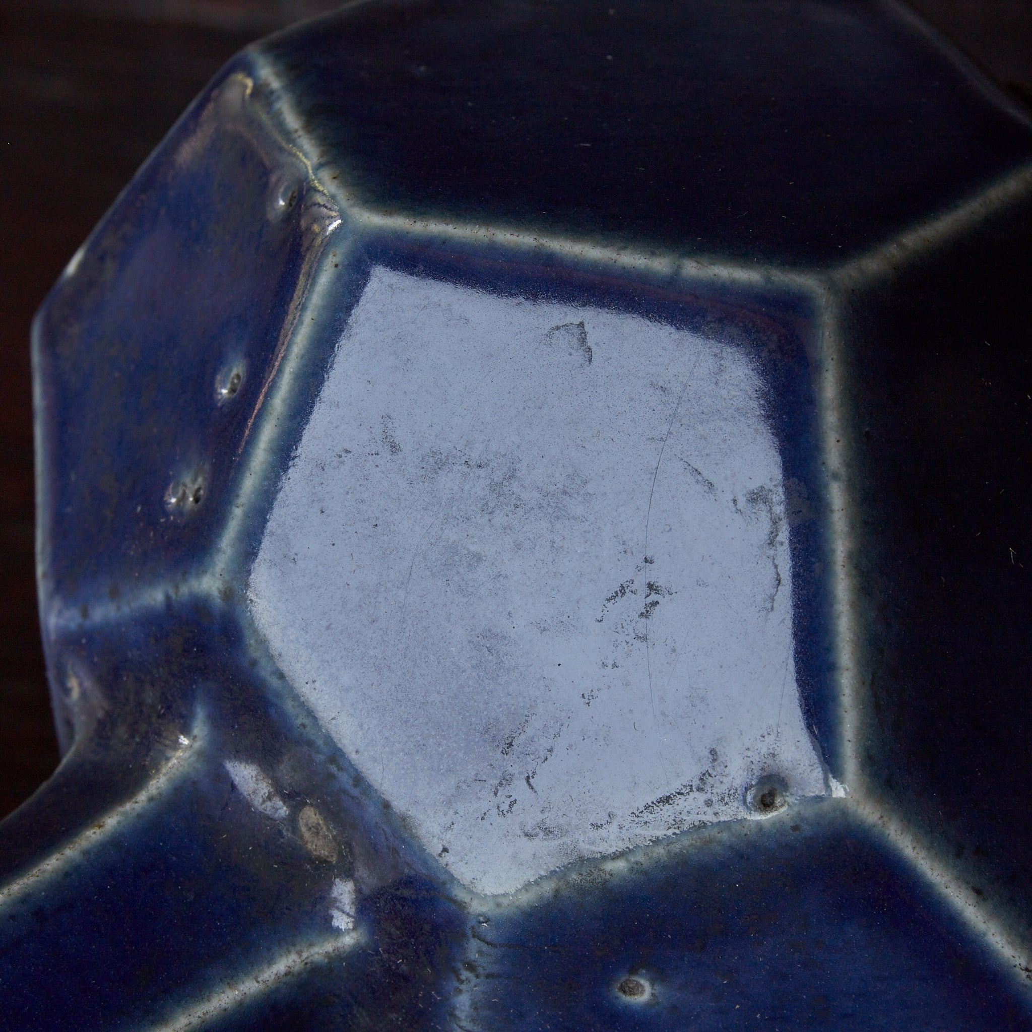 QUADRATISCHE FLASCHE, Lapislazuli-glasiert, Joseon-Dynastie（1392–1897 n. Chr.）