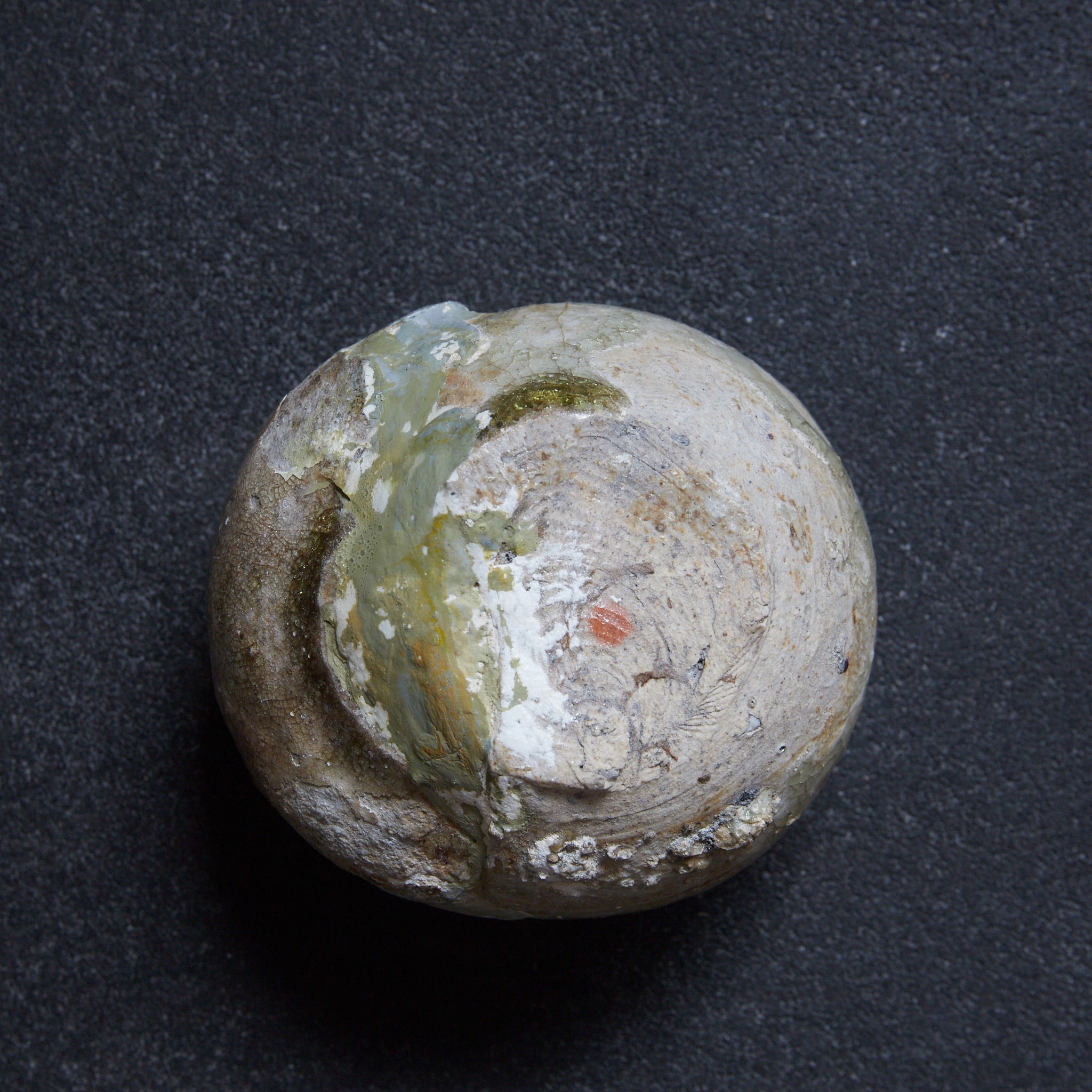 LIDDED BOX BASE, Ko-Seto, Kamakura Period（1185–1333CE）