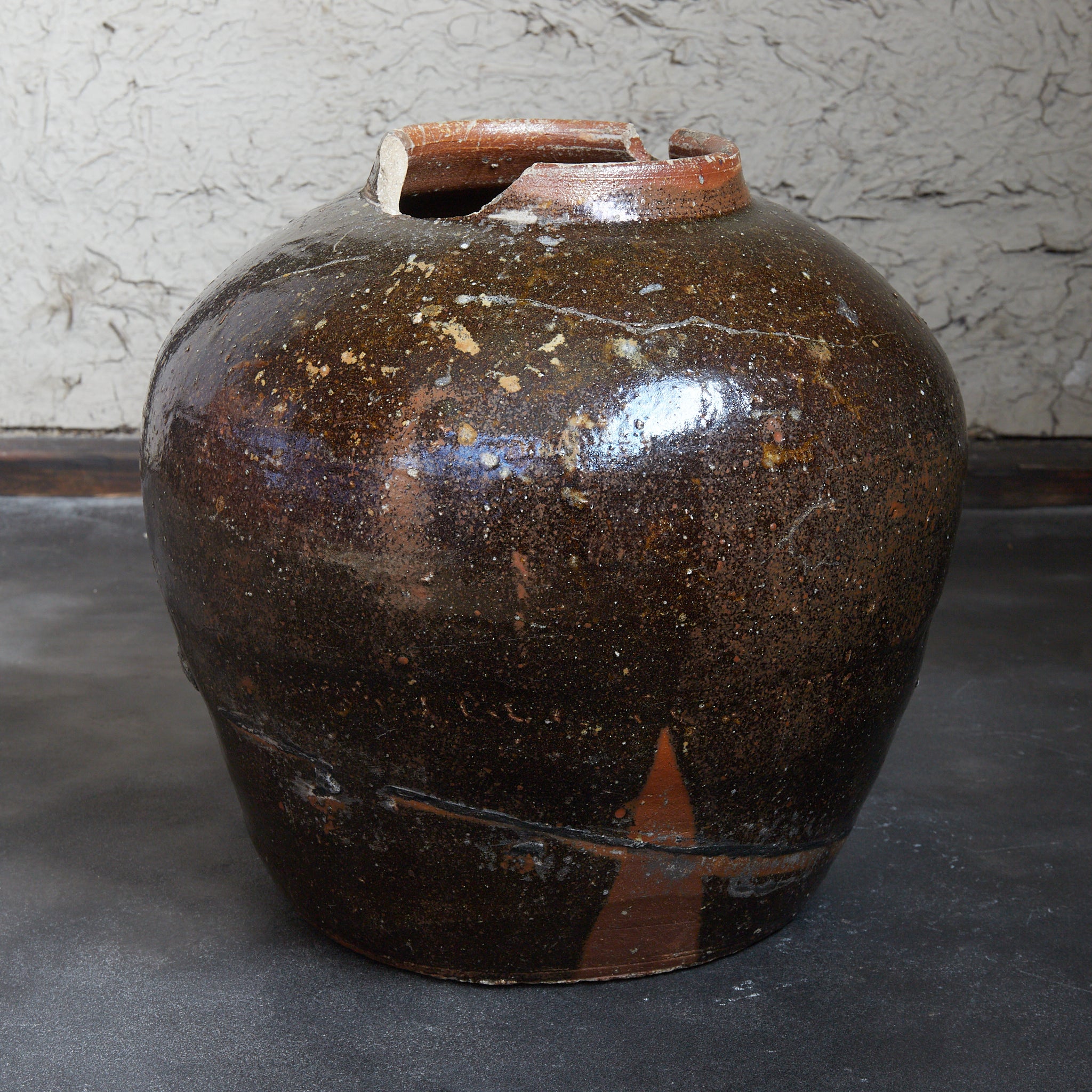 江戸時代 古丹波 壺（1603–1867CE）