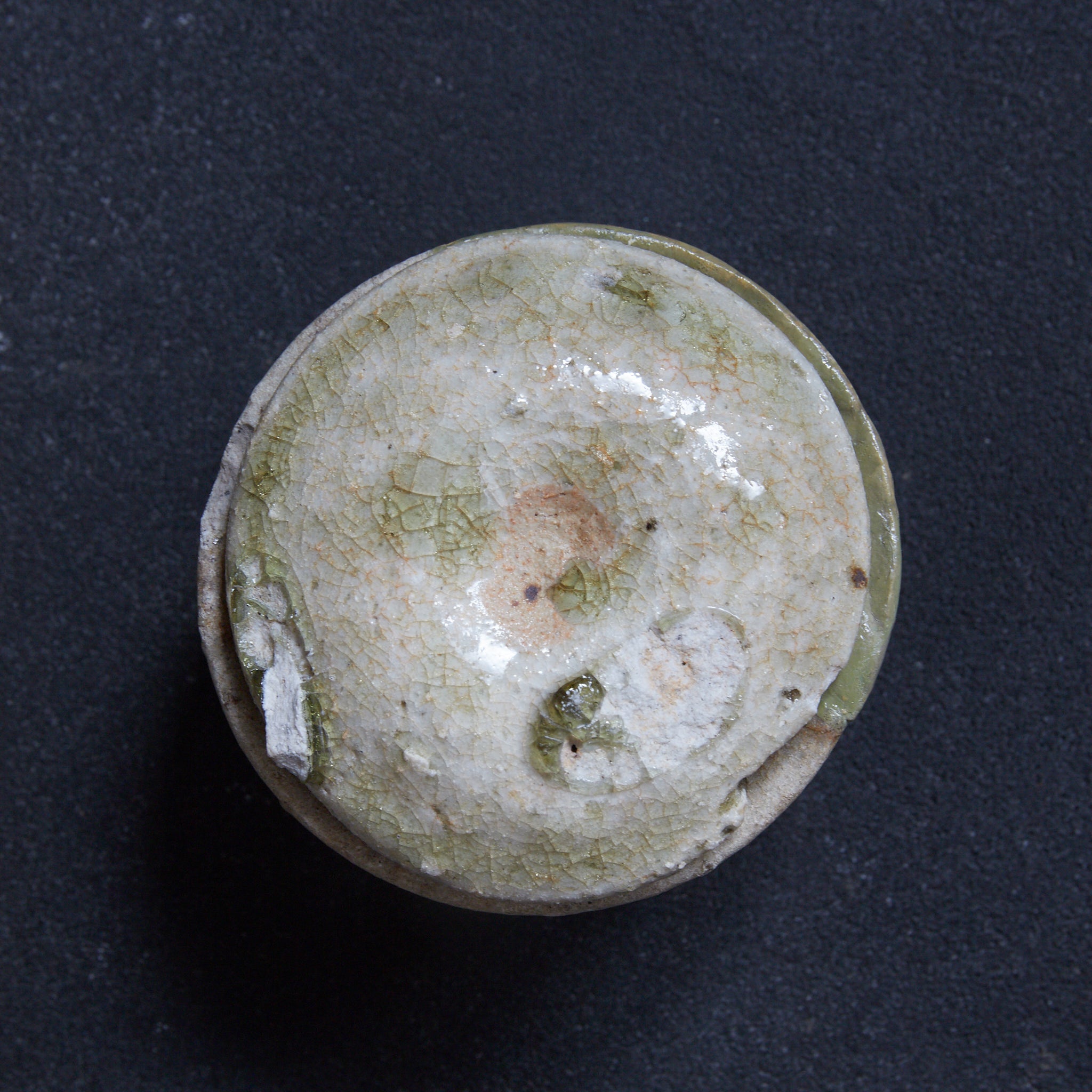 鎌倉時代 古瀬戸 三足香炉 木箱付（1185–1333CE）