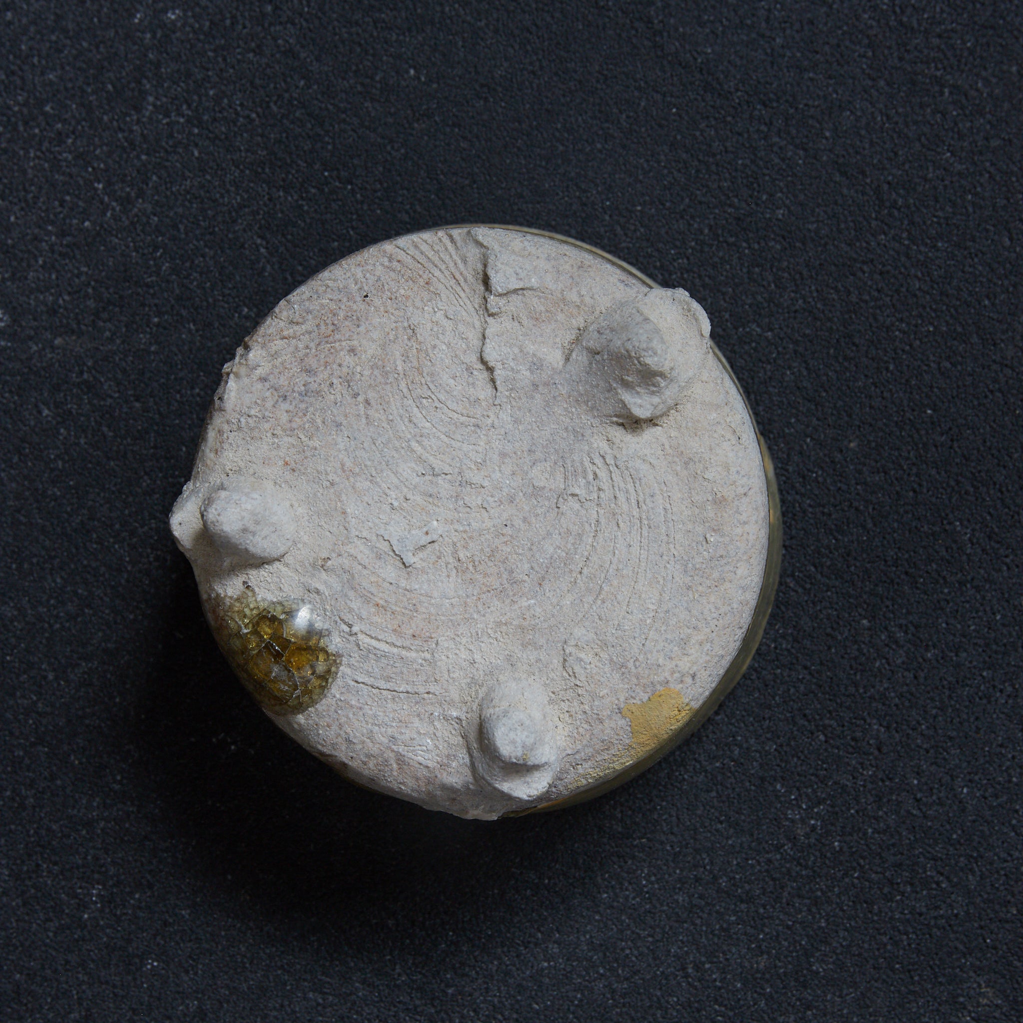 鎌倉時代 古瀬戸 三足香炉 木箱付（1185–1333CE）