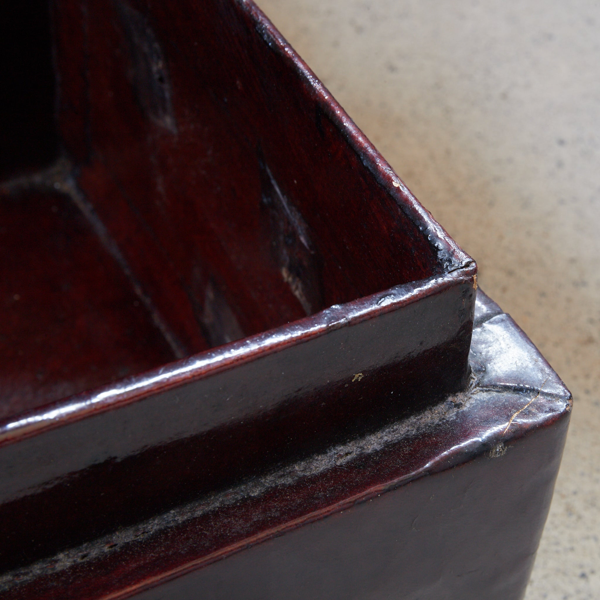 VERMILION-LACQUERED HAM, Qing Dynasty（1616–1911CE）