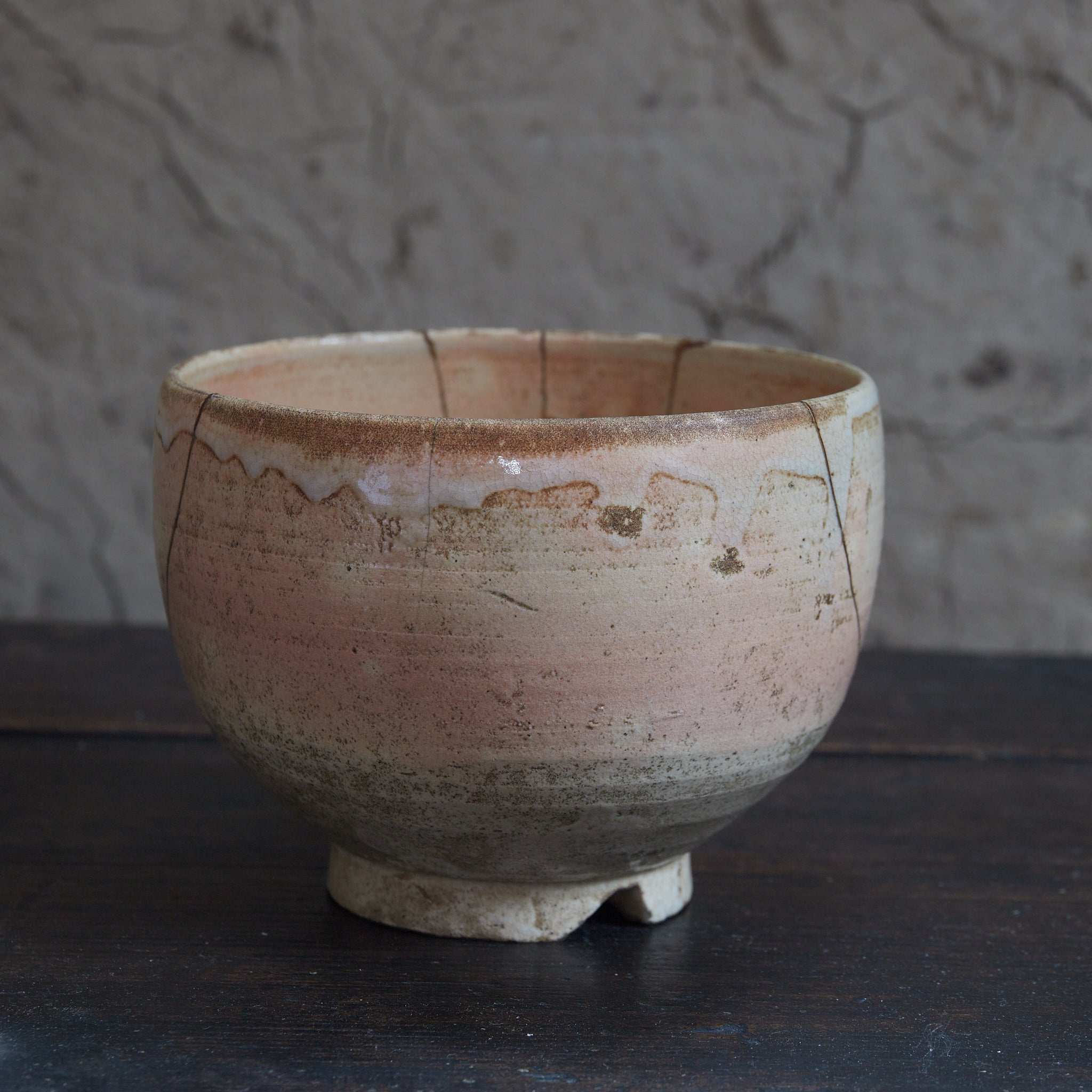 李朝 御本茶碗 木箱付（1392–1897CE）