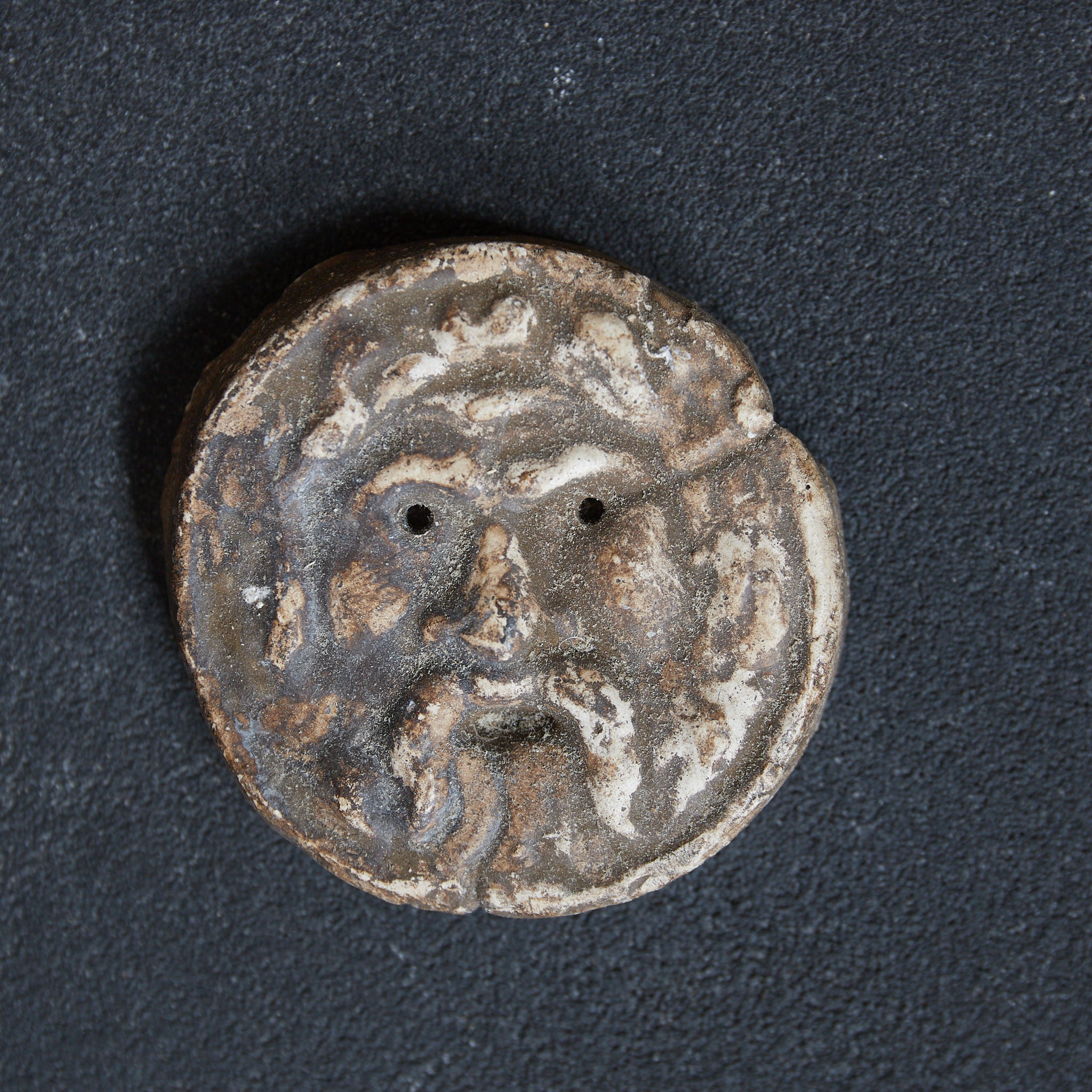 古代地中海系 テラコッタ仮面小円板（先始：3世紀以前）