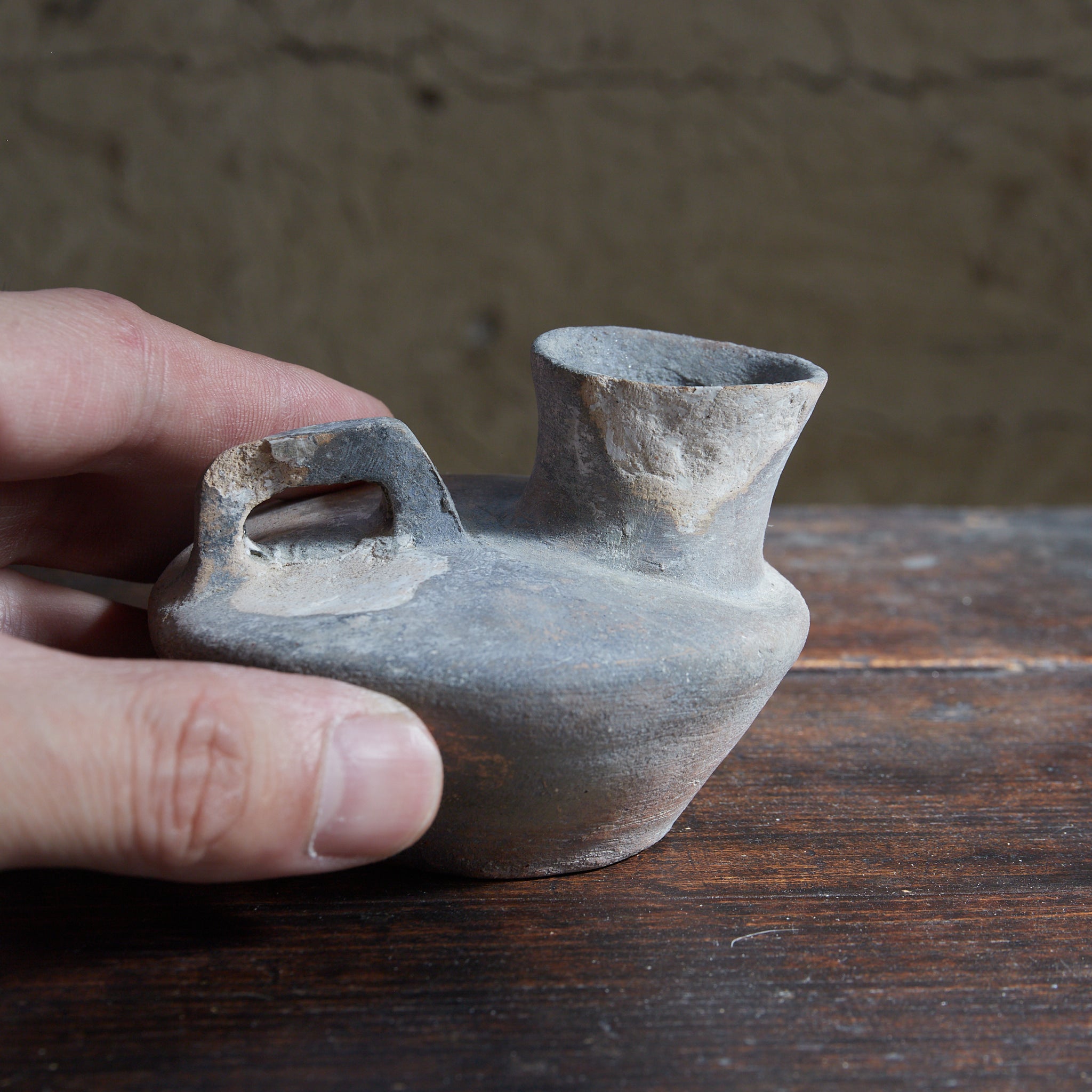 奈良–平安時代 須恵器 平瓶（710–1185CE）