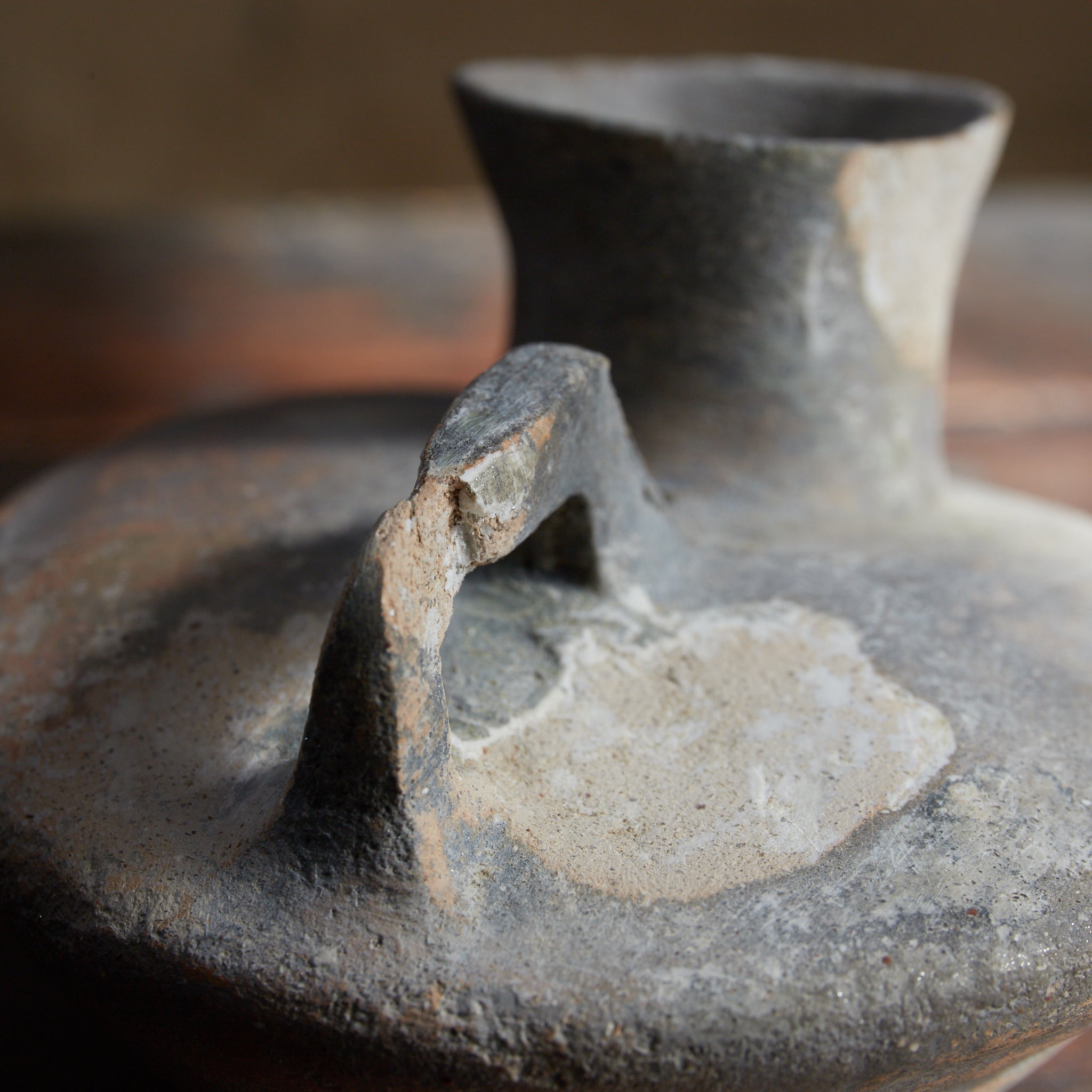 奈良–平安時代 須恵器 平瓶（710–1185CE）