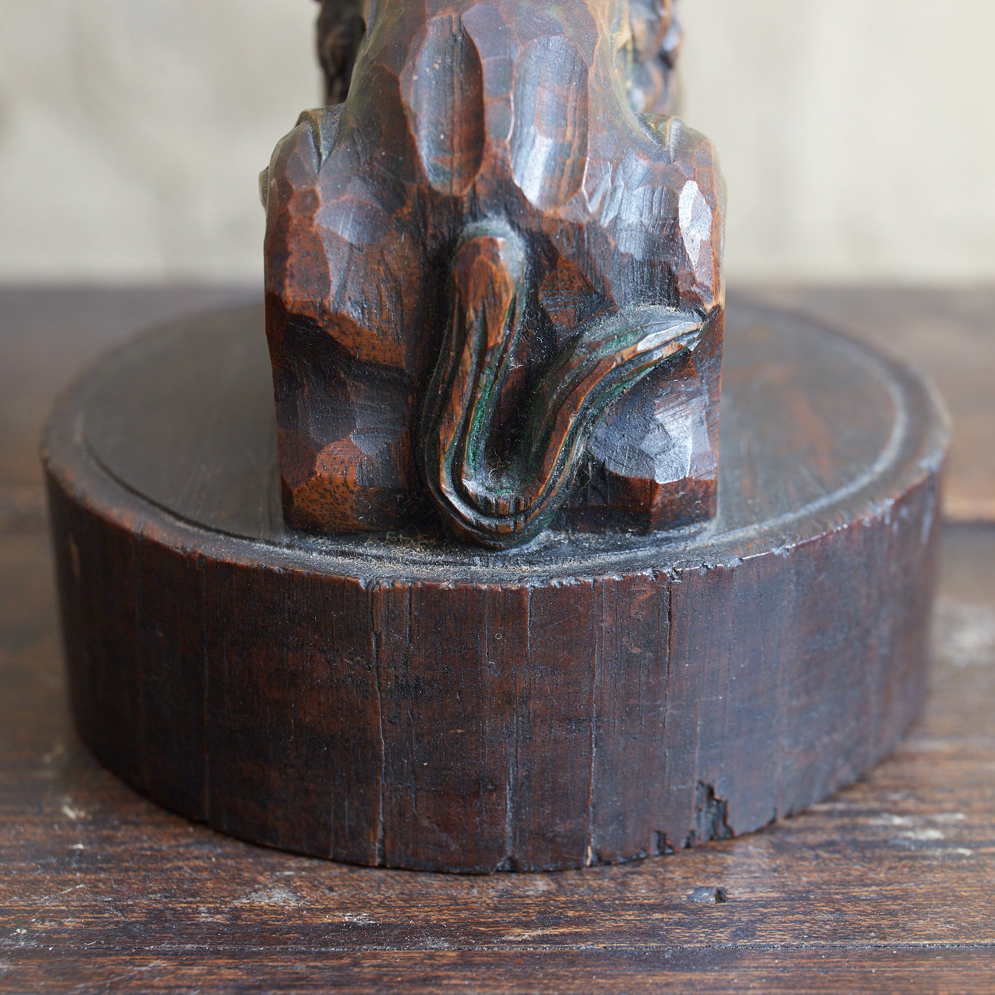 李朝 木彫獅子形印章（1392–1897CE）
