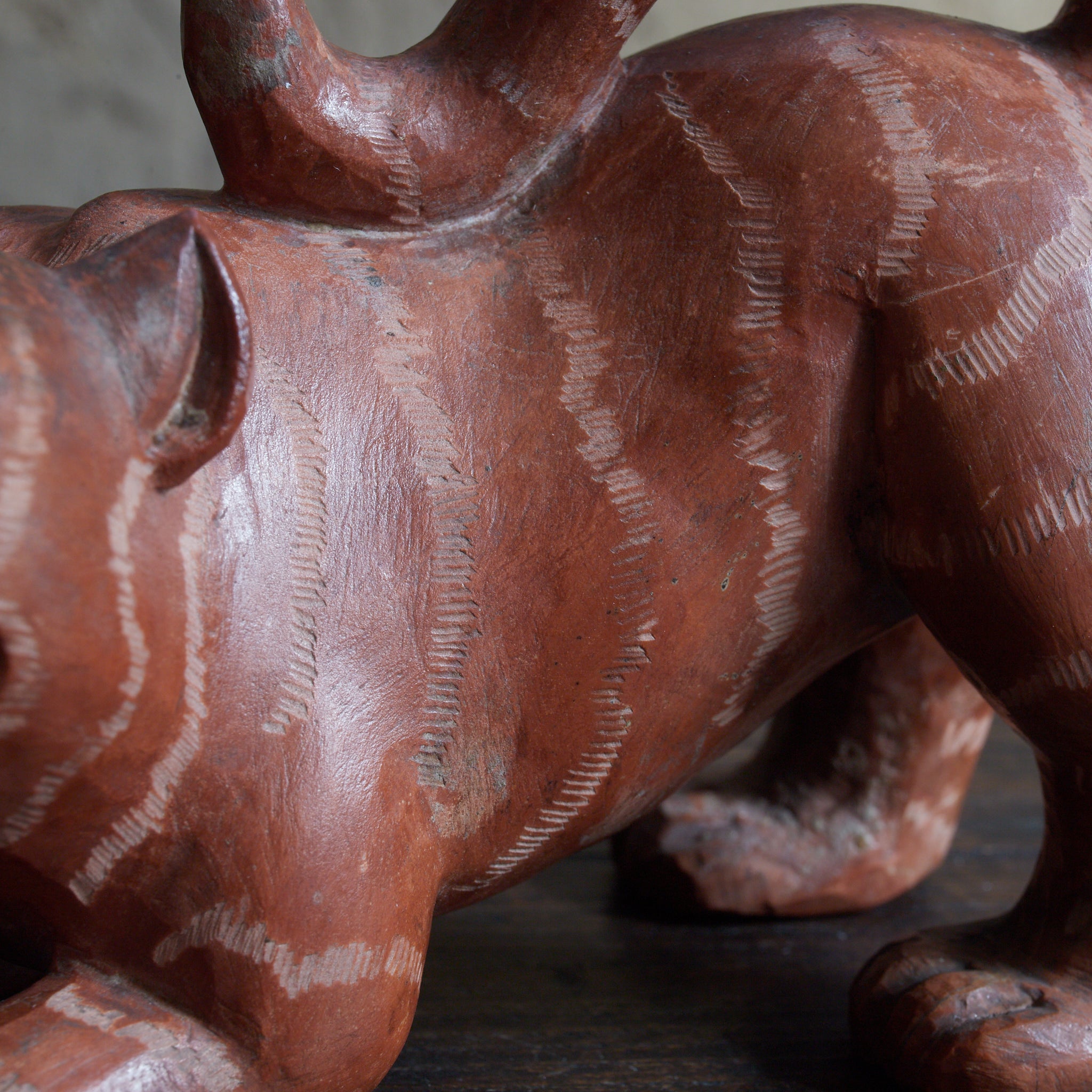 CARVED STONE TIGER FIGURE, Joseon Dynasty（1392–1897CE）