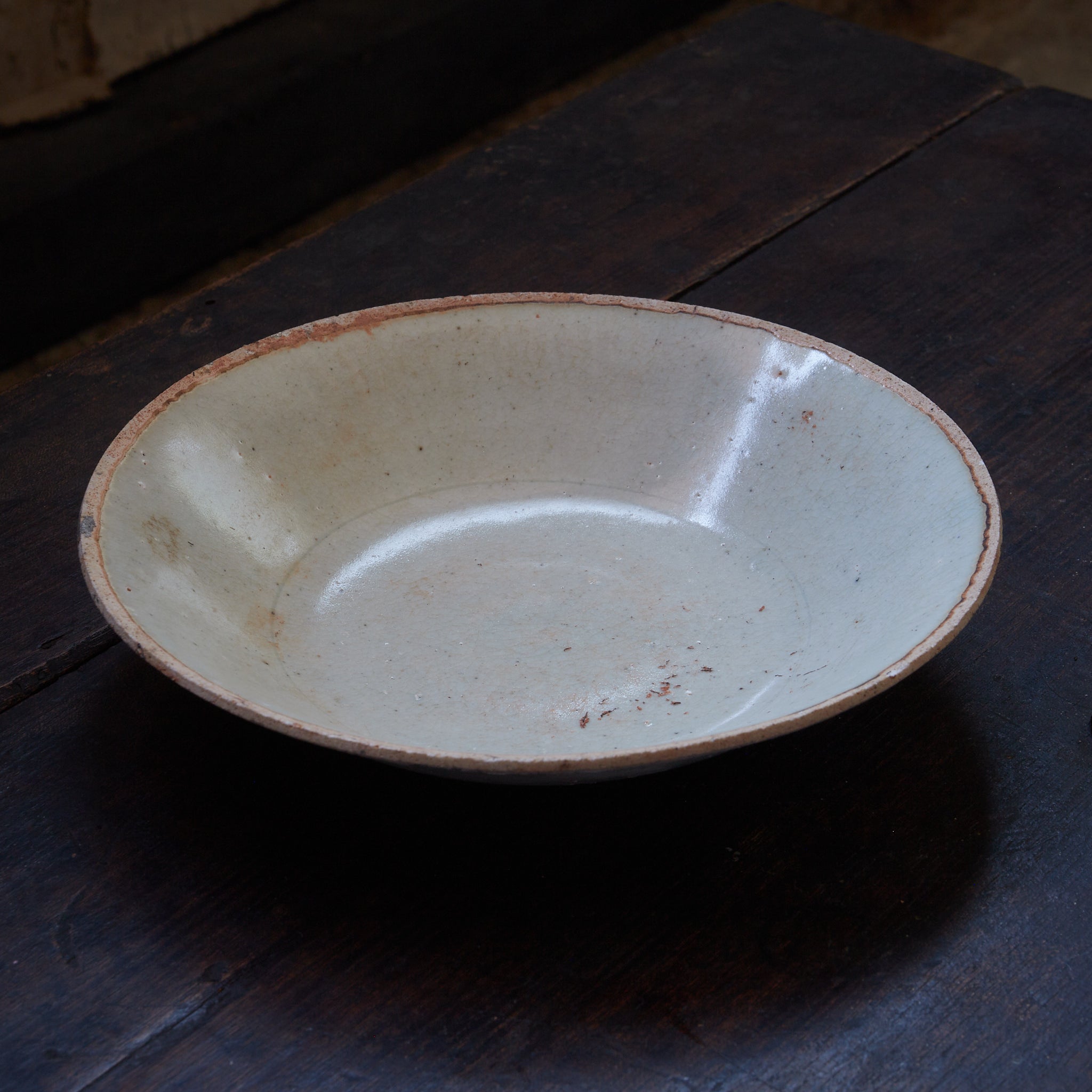 宋代 湖田窯 影青磁 盤（960–1279CE）