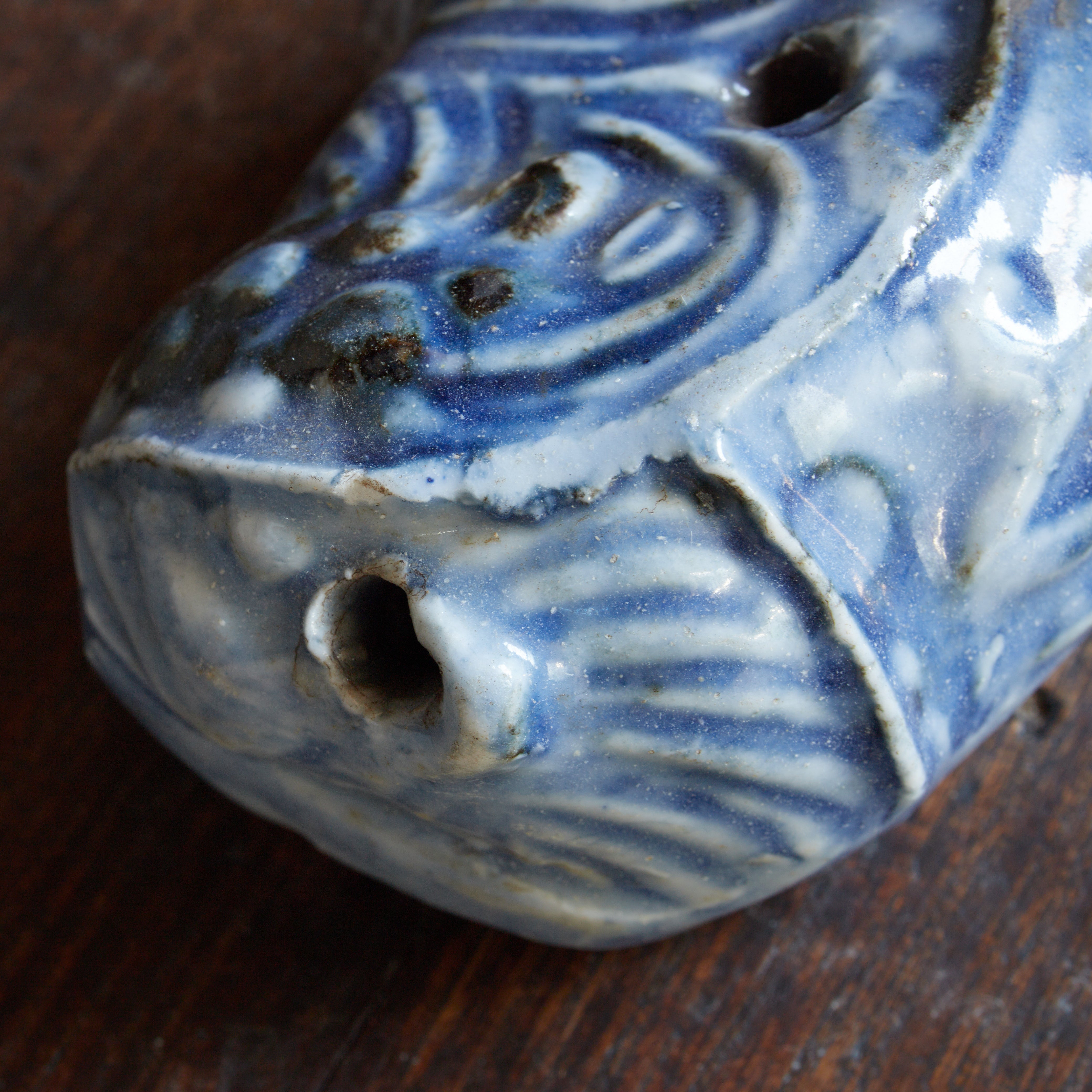 李朝 瑠璃釉獅子形水滴（1392–1897CE） | Detail image 12