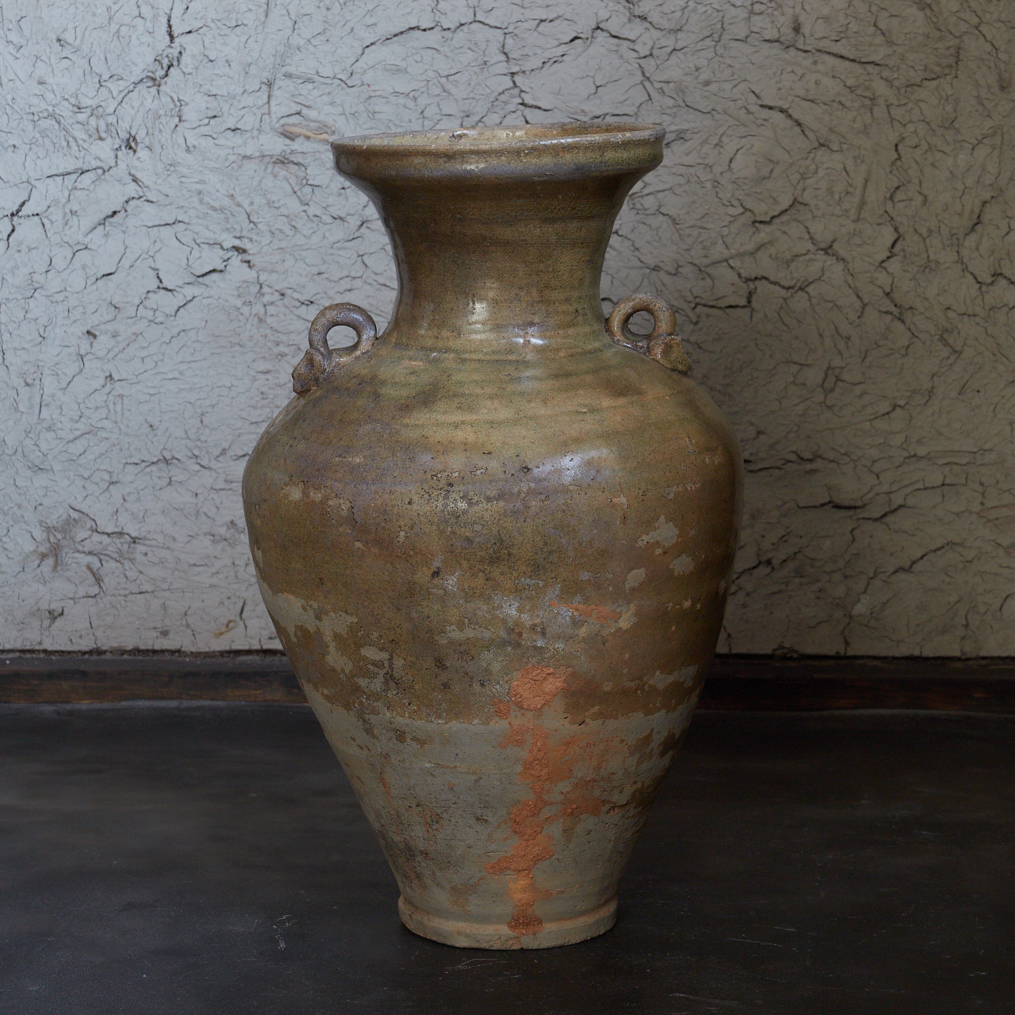 宋代 磁州窯 双耳壺（960–1279CE） | 入蘆花（ロカニイル）