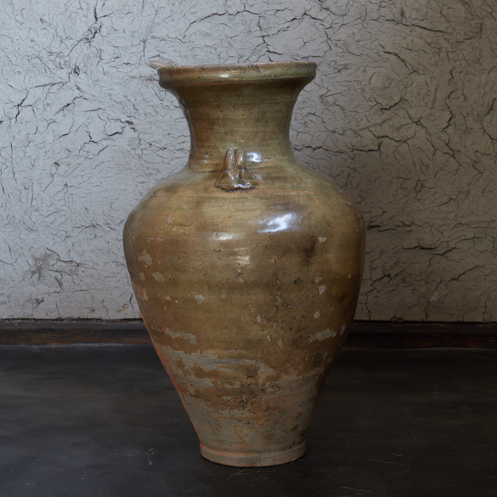 宋代 磁州窯 双耳壺（960–1279CE） | 入蘆花（ロカニイル）