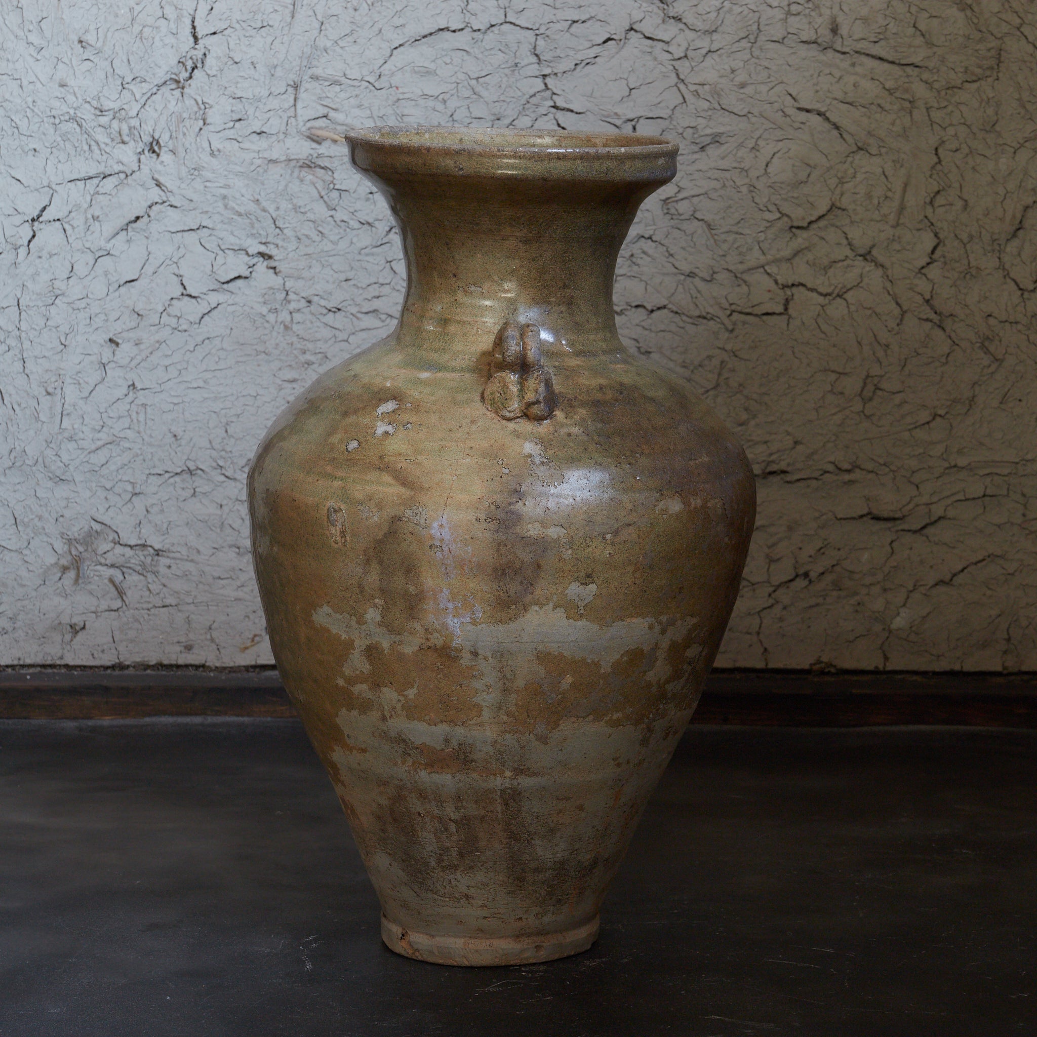 中国 宋時代 磁州窯 壺 花瓶 宋代 磁州窯 双耳壺（960–1279CE） | 入蘆花（ロカニイル）