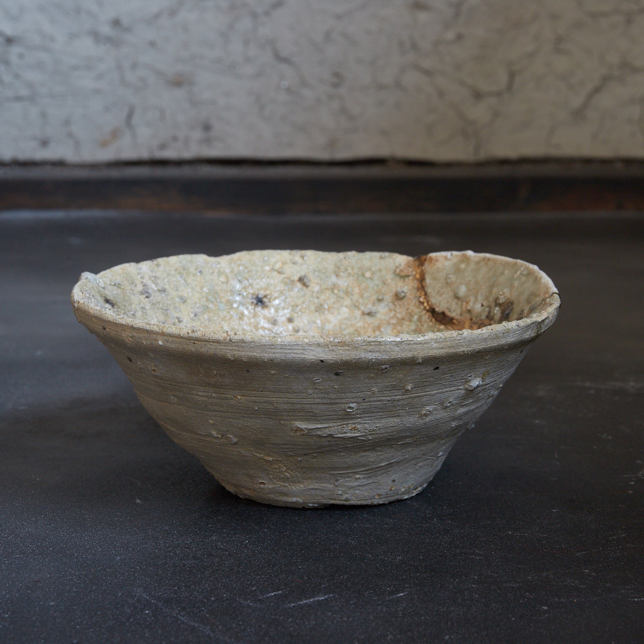 ◆ 灰釉車　天平　茶碗 ◆ 鎌倉時代 猿投 灰釉山茶碗 A（1185–1333CE） | 入蘆花（ロカニイル）