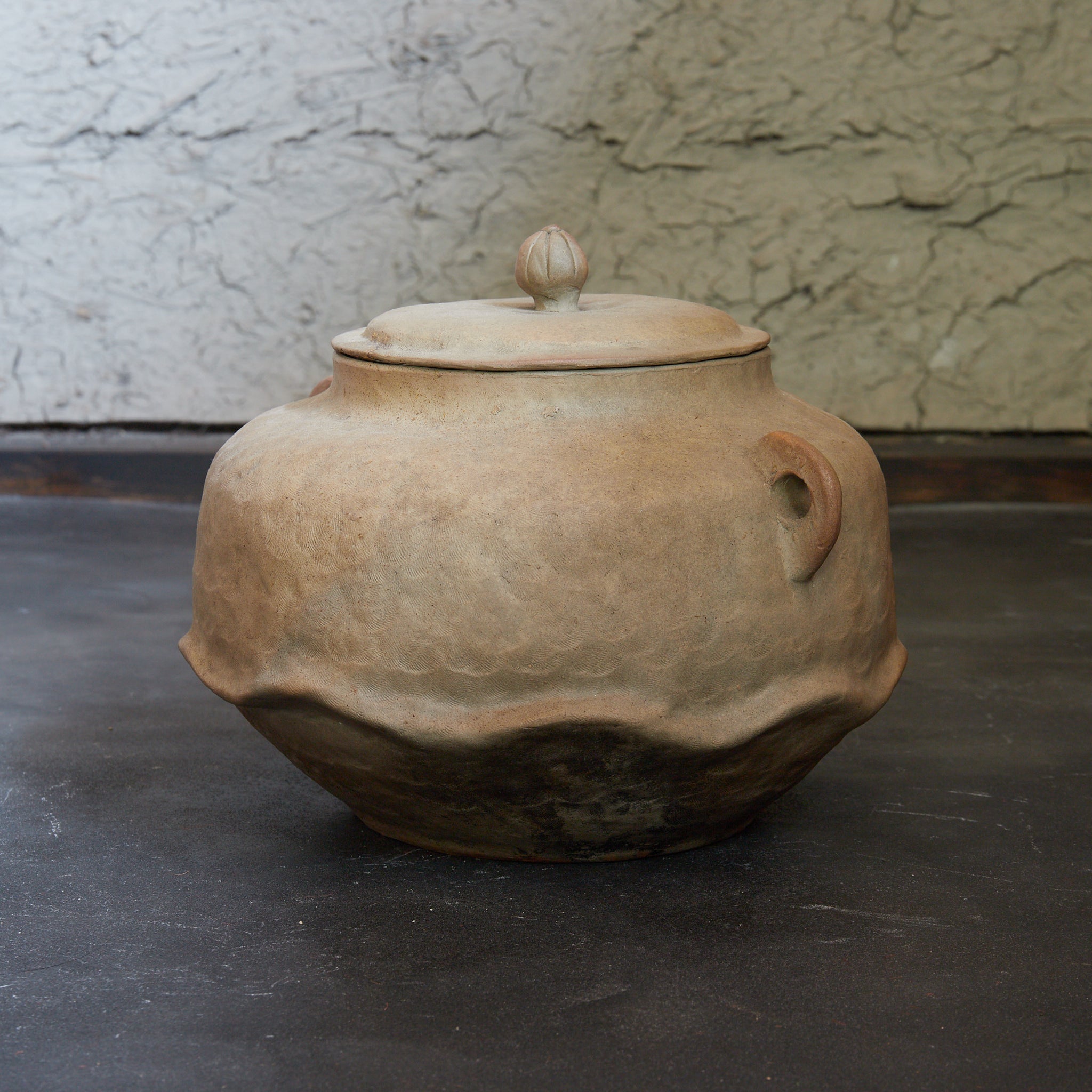 江戸–明治時代 白泥 蓮形双耳茶釜（1603–1912CE）｜詳細画像7