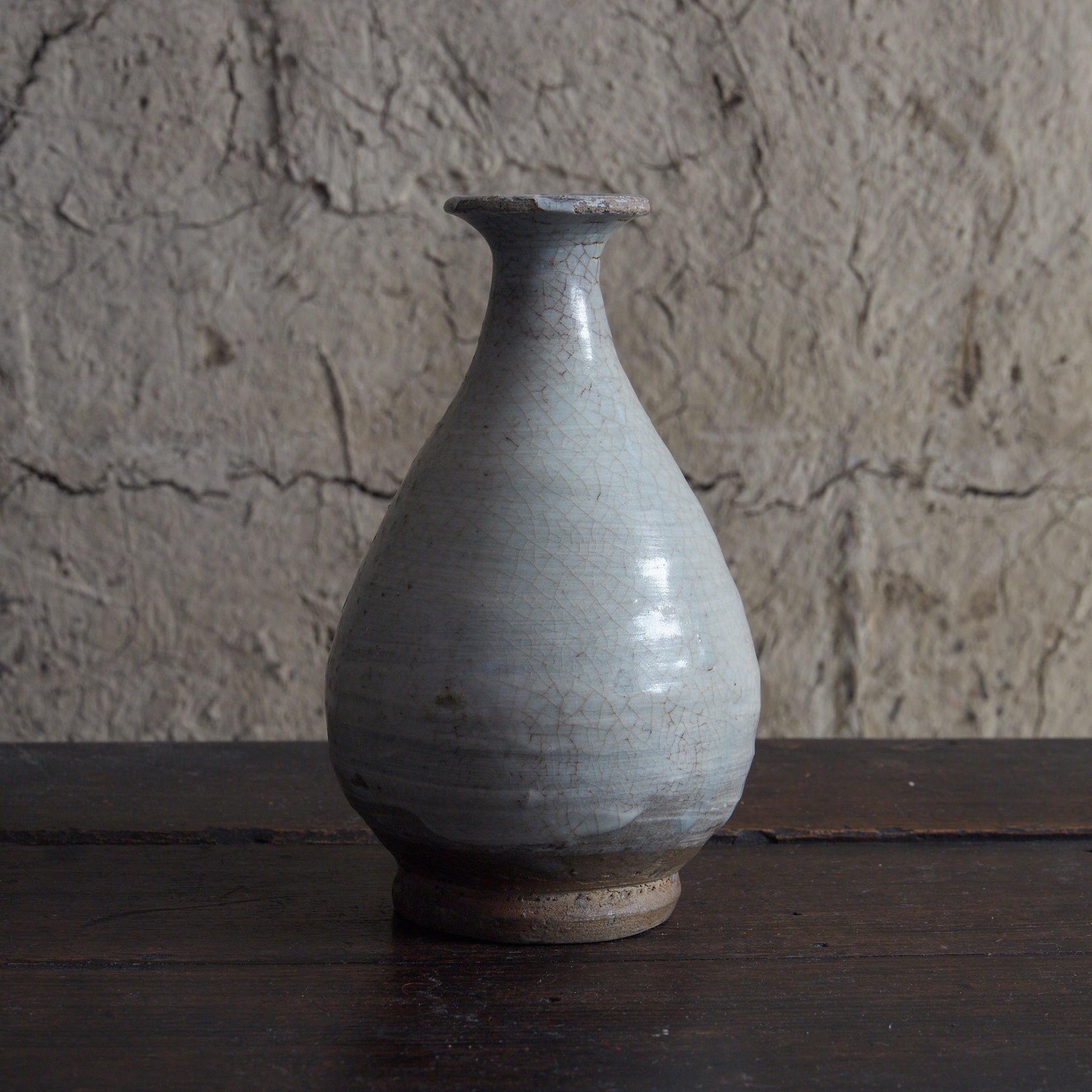 李朝 粉青刷毛目粉引手徳利（1392–1897CE） | 入蘆花（ロカニイル）