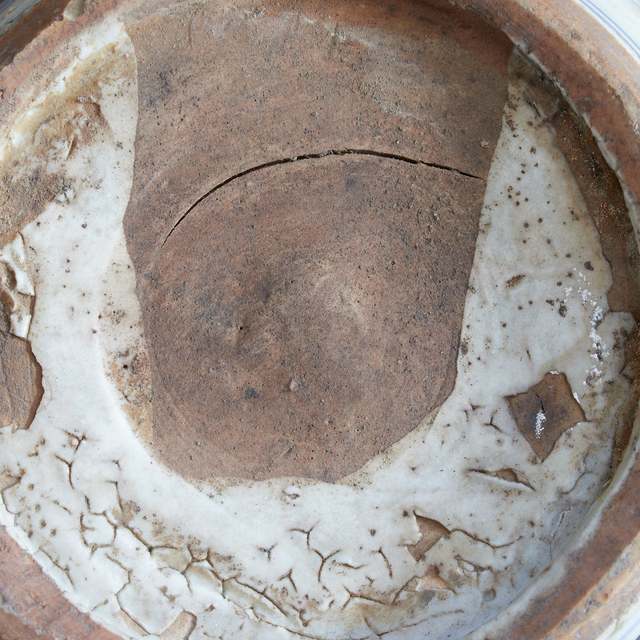 明代 古染付 魚鱗花卉文蓋壺 水指（1368–1644CE） | Detailansicht 27